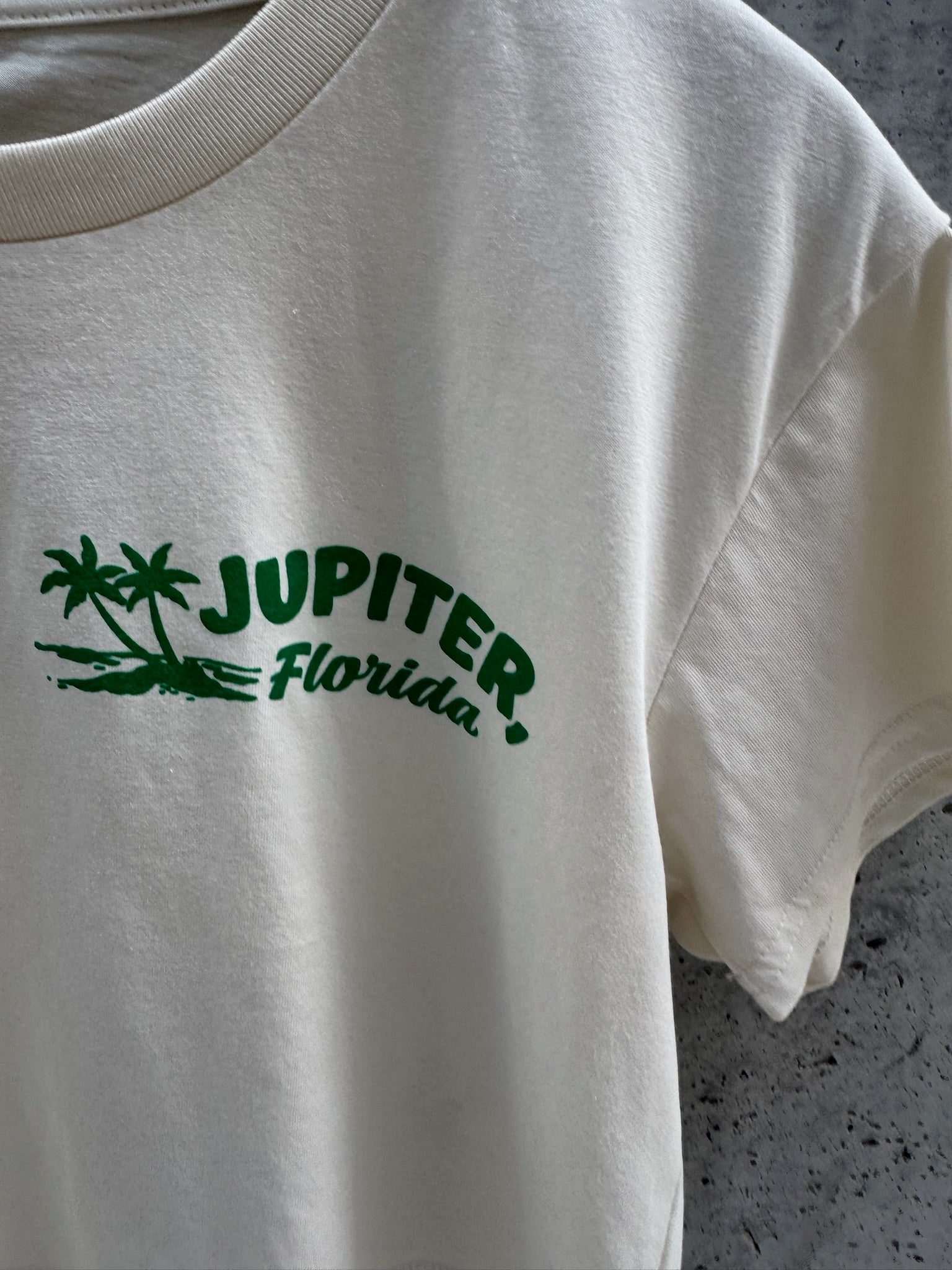 5801 Print House | Florida Map Crop Top | Front Left | Vagabond | Apparel | Boutique