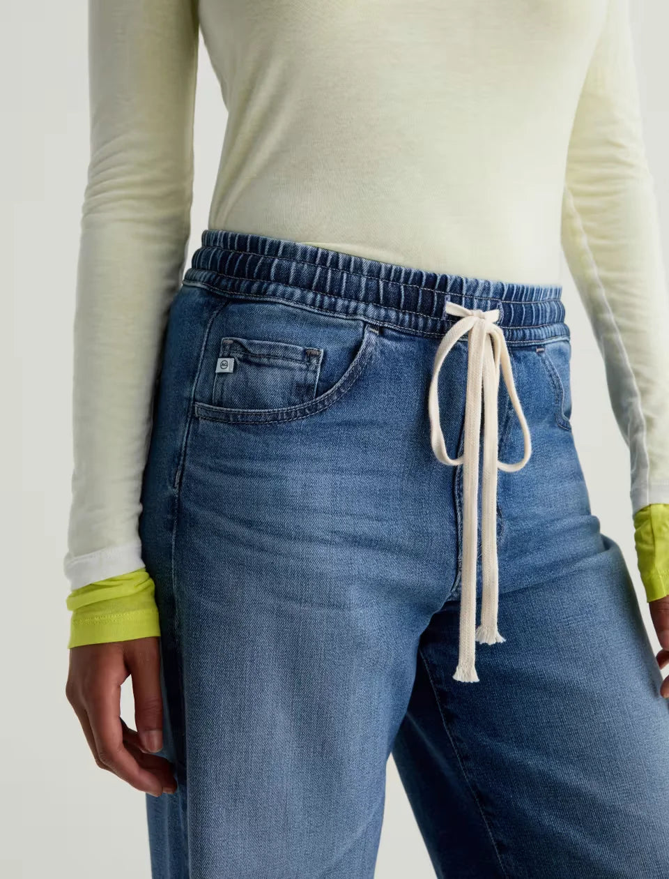 AG | Adria Cinched Jean | Close |Vagabond | Apparel | Boutique