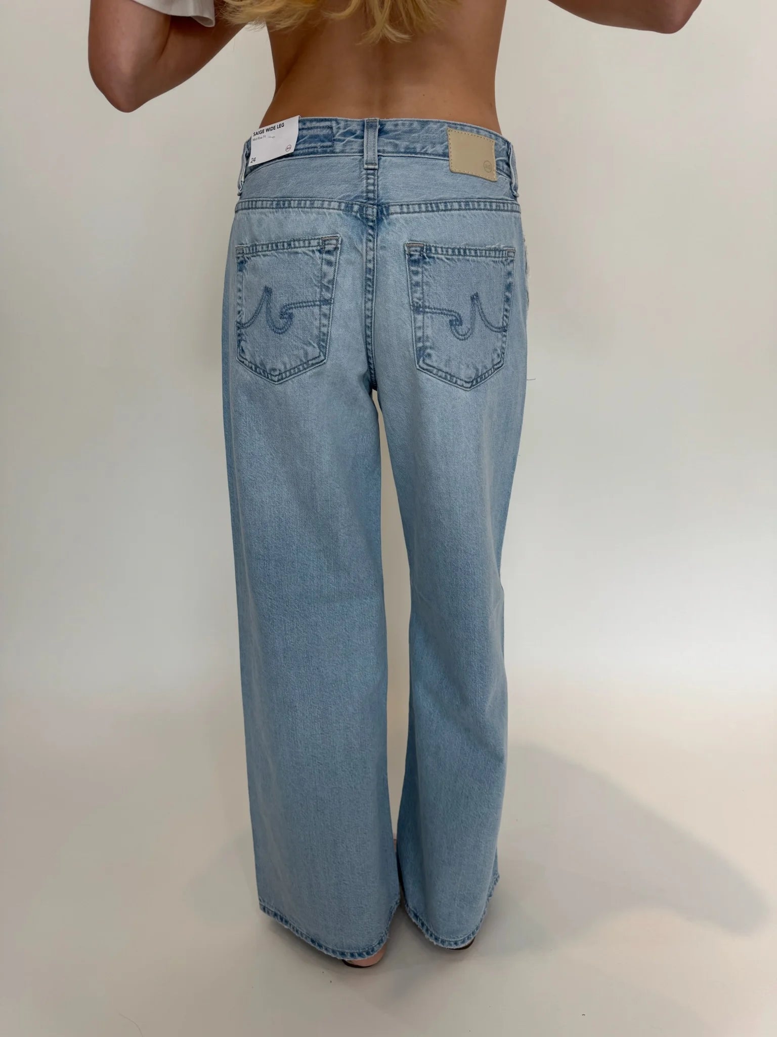 AG | Saige Wide Leg | Blindsided | Back | Vagabond | Apparel | Boutique