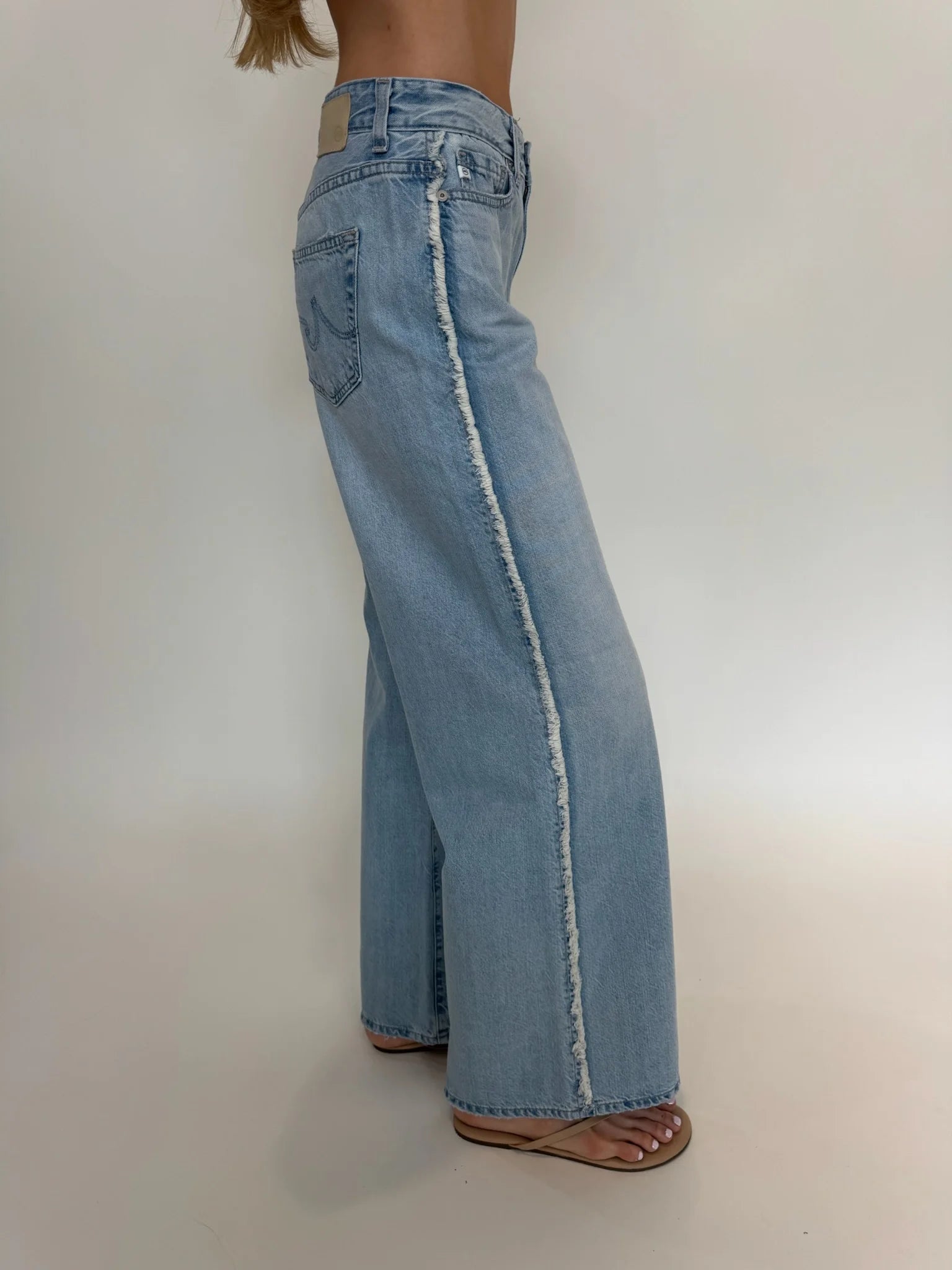 AG | Saige Wide Leg | Blindsided | Side | Vagabond | Apparel | Boutique