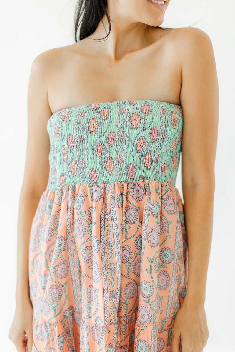 Victoria Dunn Santa Fe Dress Peach Blossom | Vagabond Apparel Boutique