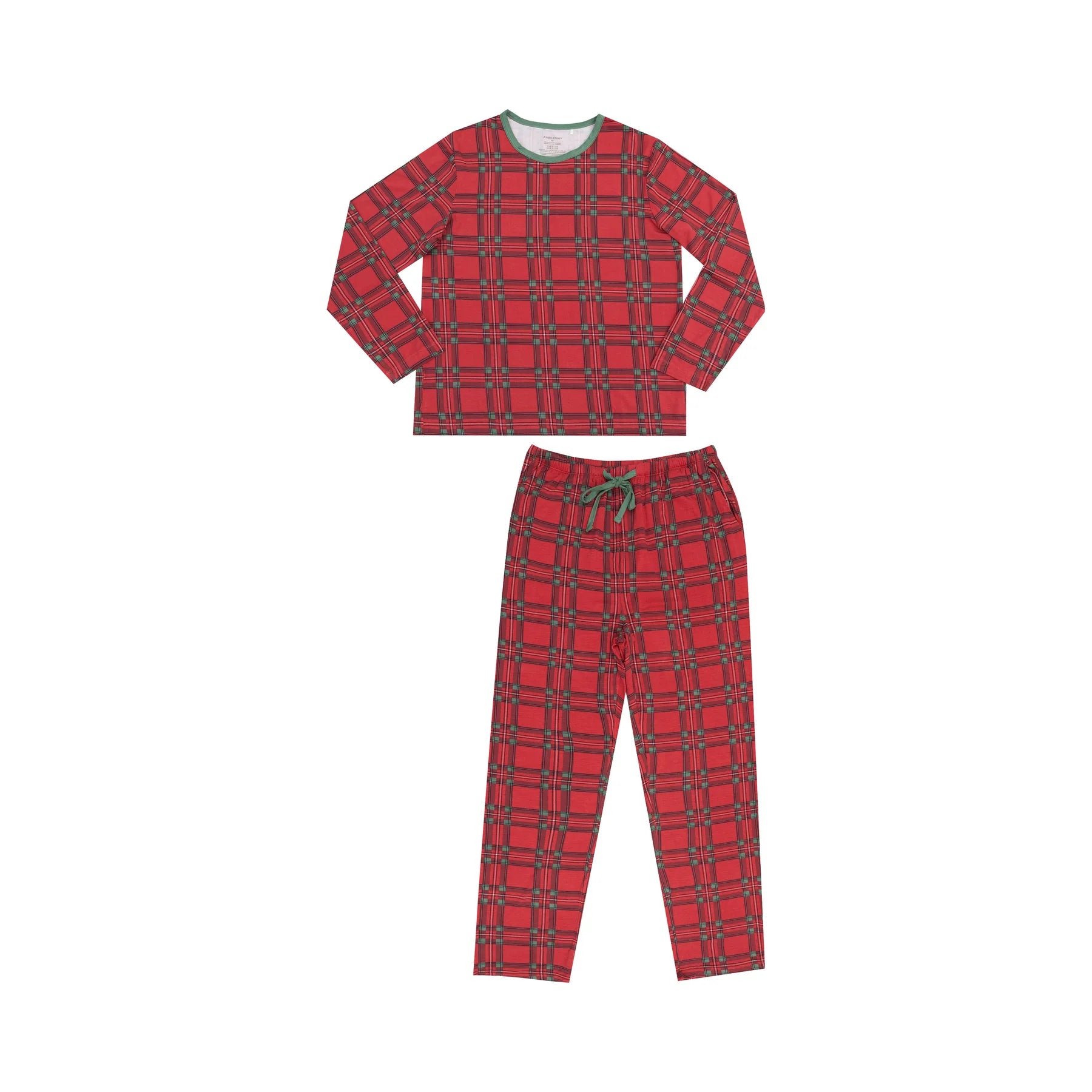 Angel Dear Adult Plaid LS Loungewear Set | Vagabond Apparel Boutique