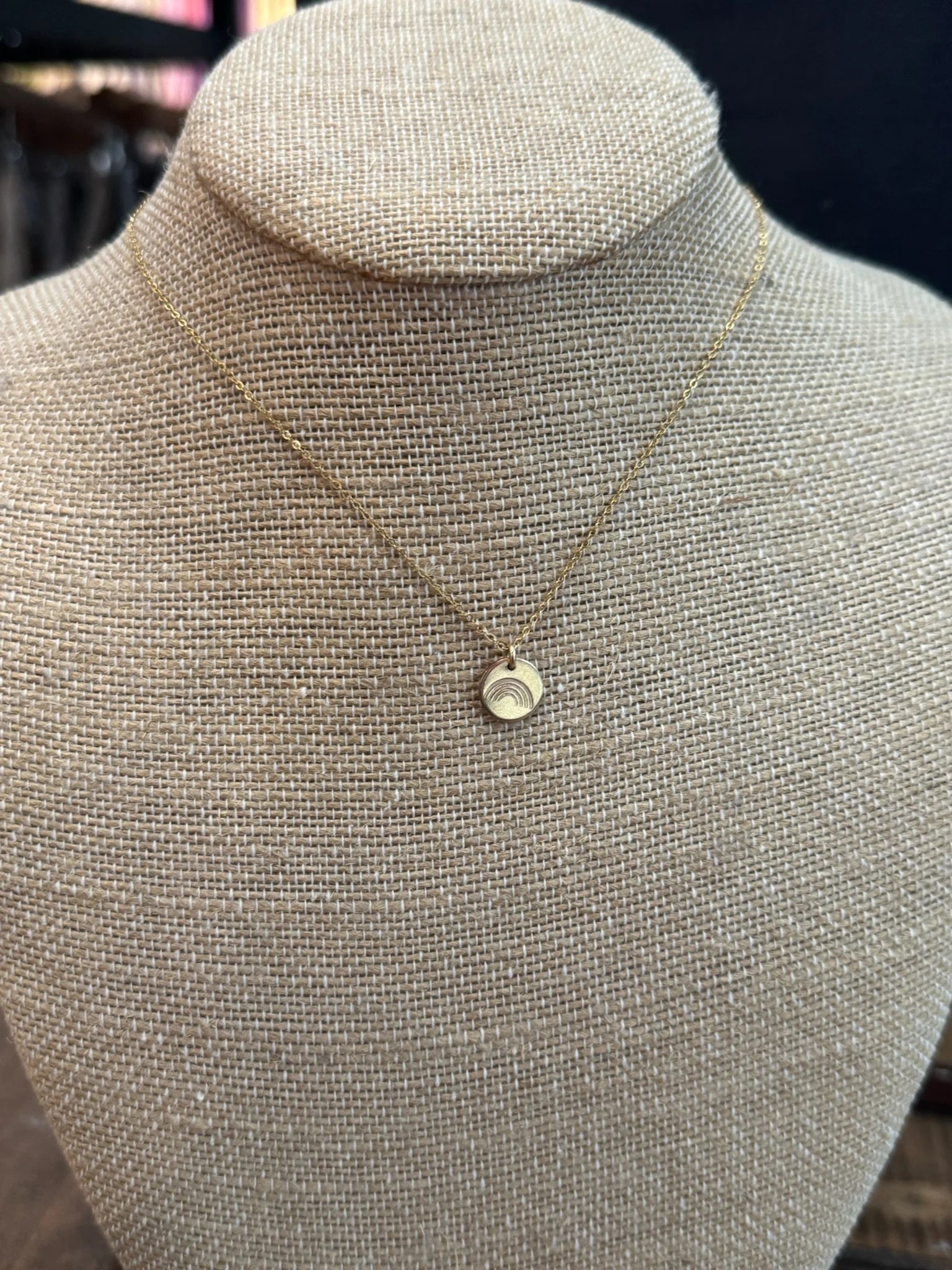 Alexandra Gioia | Charm Necklace Gold Filled Rainbow | Close | Vagabond | Apparel | Boutique