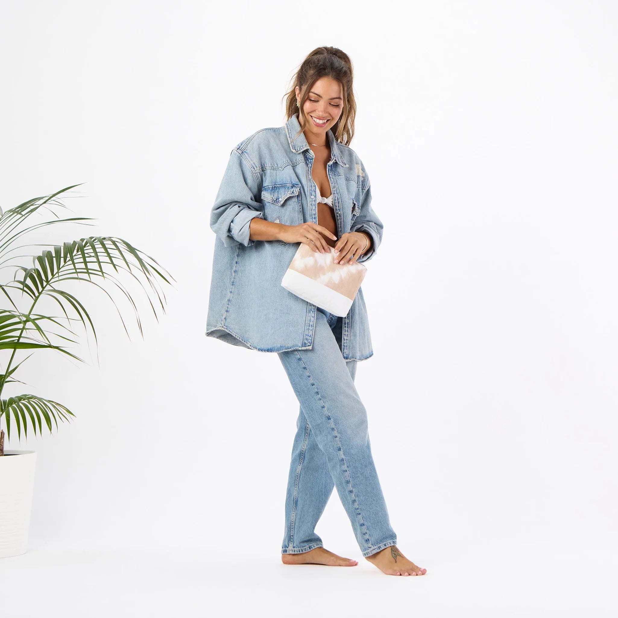 Aloha Small Pouch Shibori | Vagabond Apparel Boutique