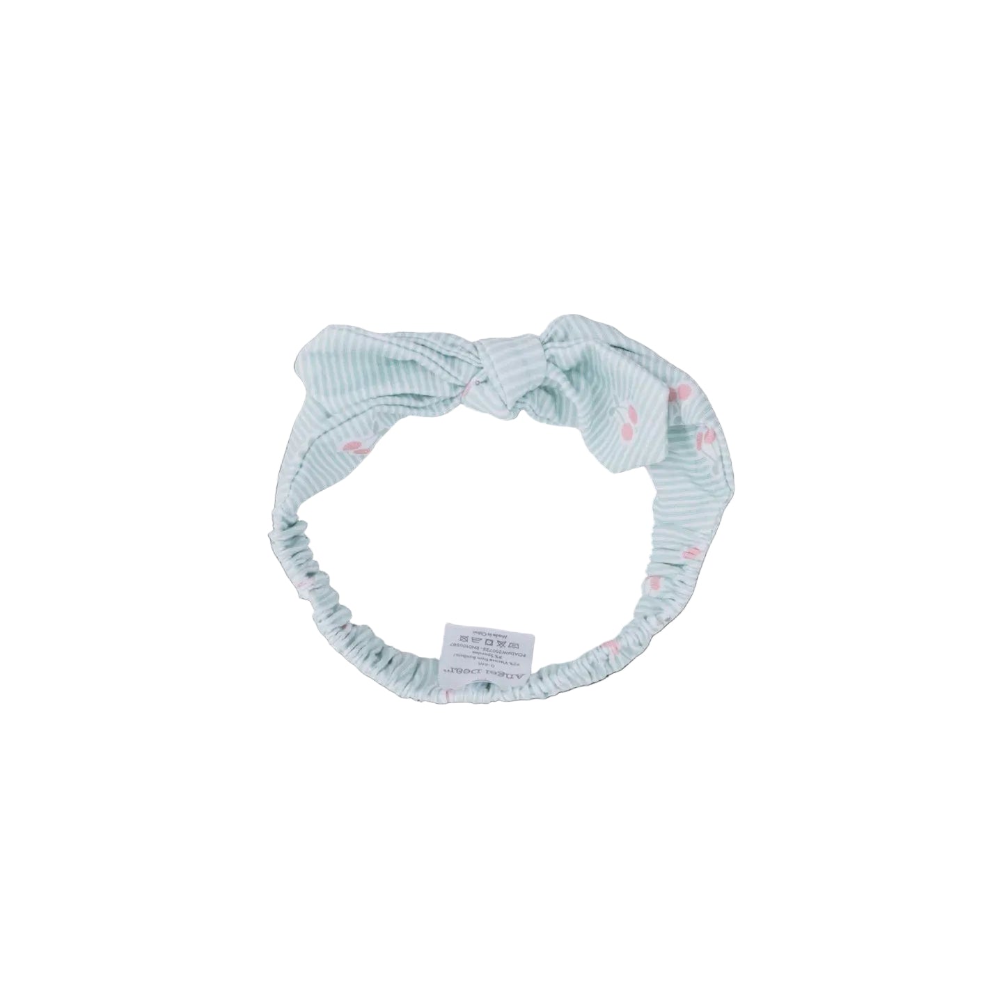 Angel Dear | Tiny Cherry Stripe Knot Headband | Stock | Vagabond | Apparel | Boutique