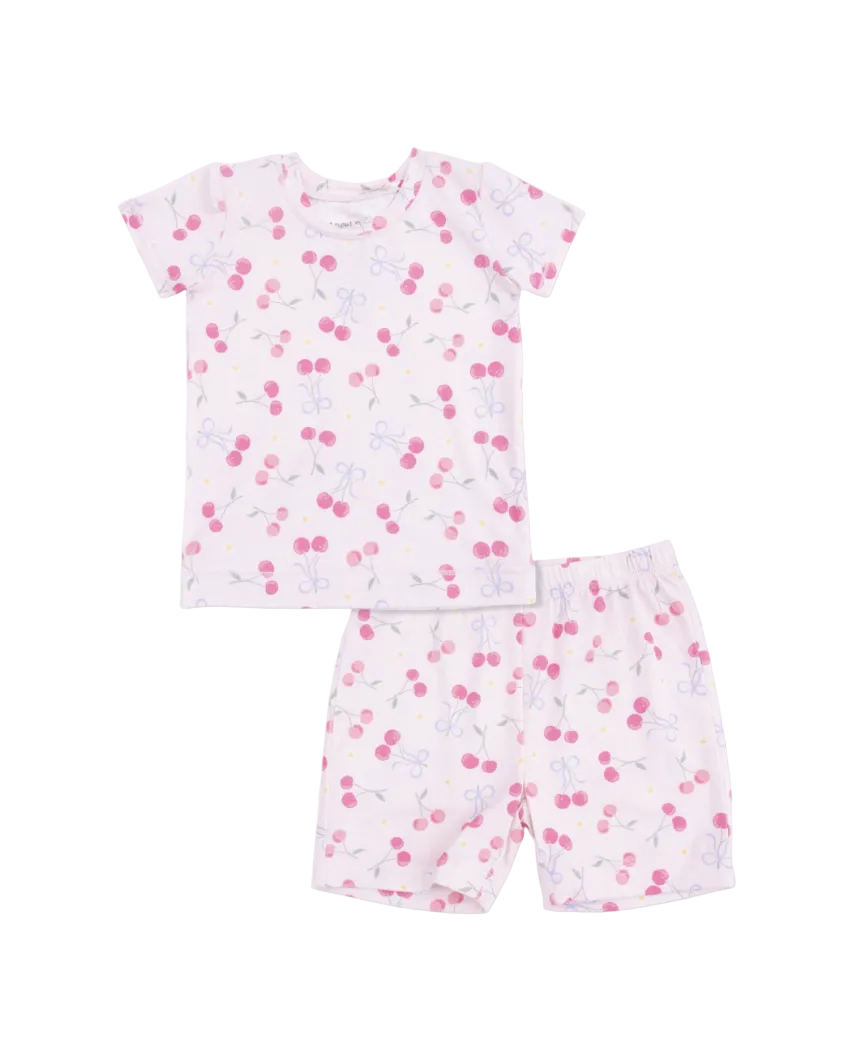 Angel Dear | Sweet Bow Cherries Short Lounge Set | Set | Vagabond | Apparel | Boutique