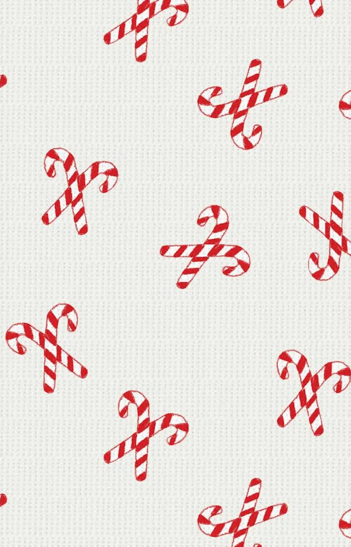 Angel |Dear | Candy Cane 2 Way Zipper Footie | Swatch | Vagabond | Apparel | Boutique