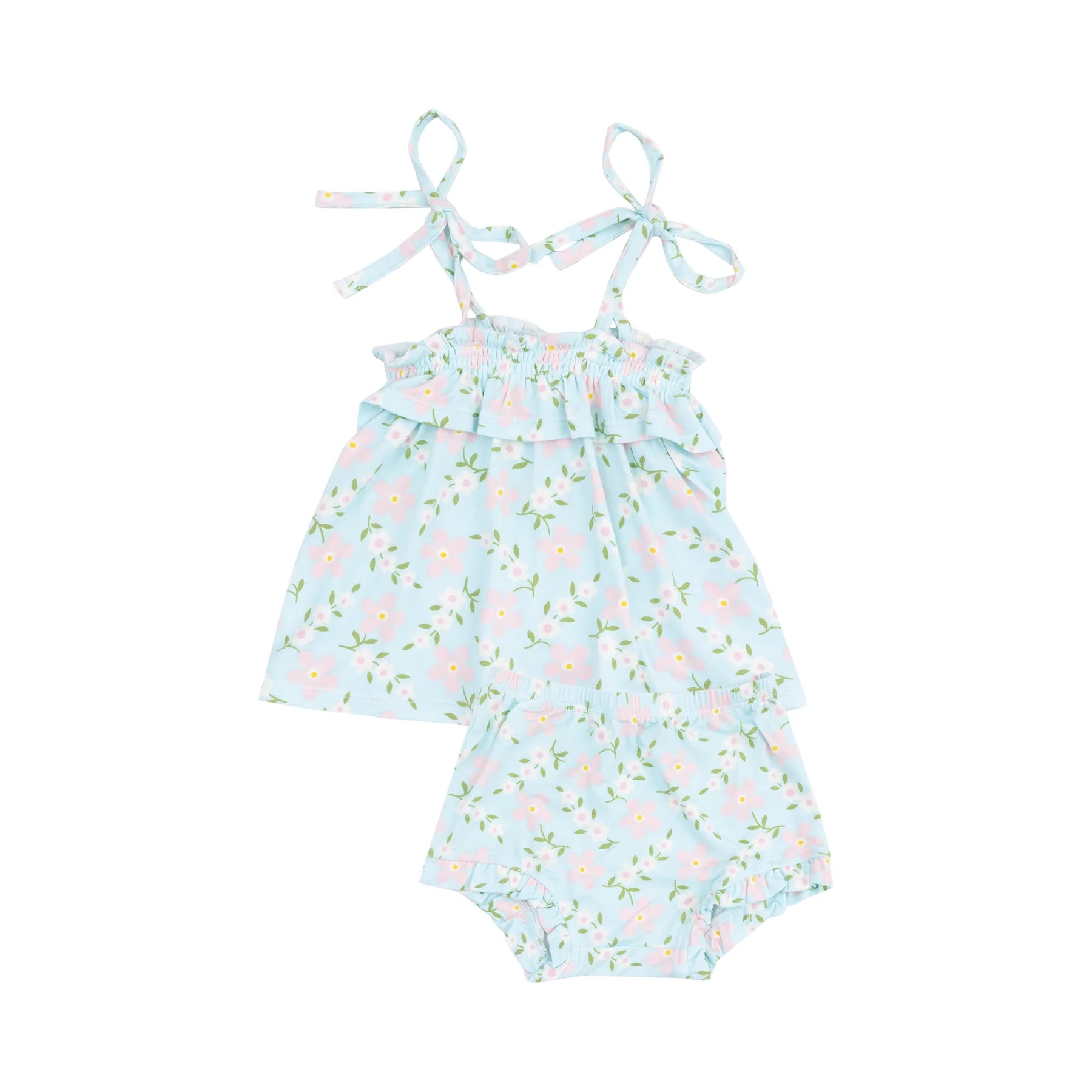 Angel Dear Vintage Daisy Ruffle Top & Bloomer Set | Vagabond Apparel Boutique