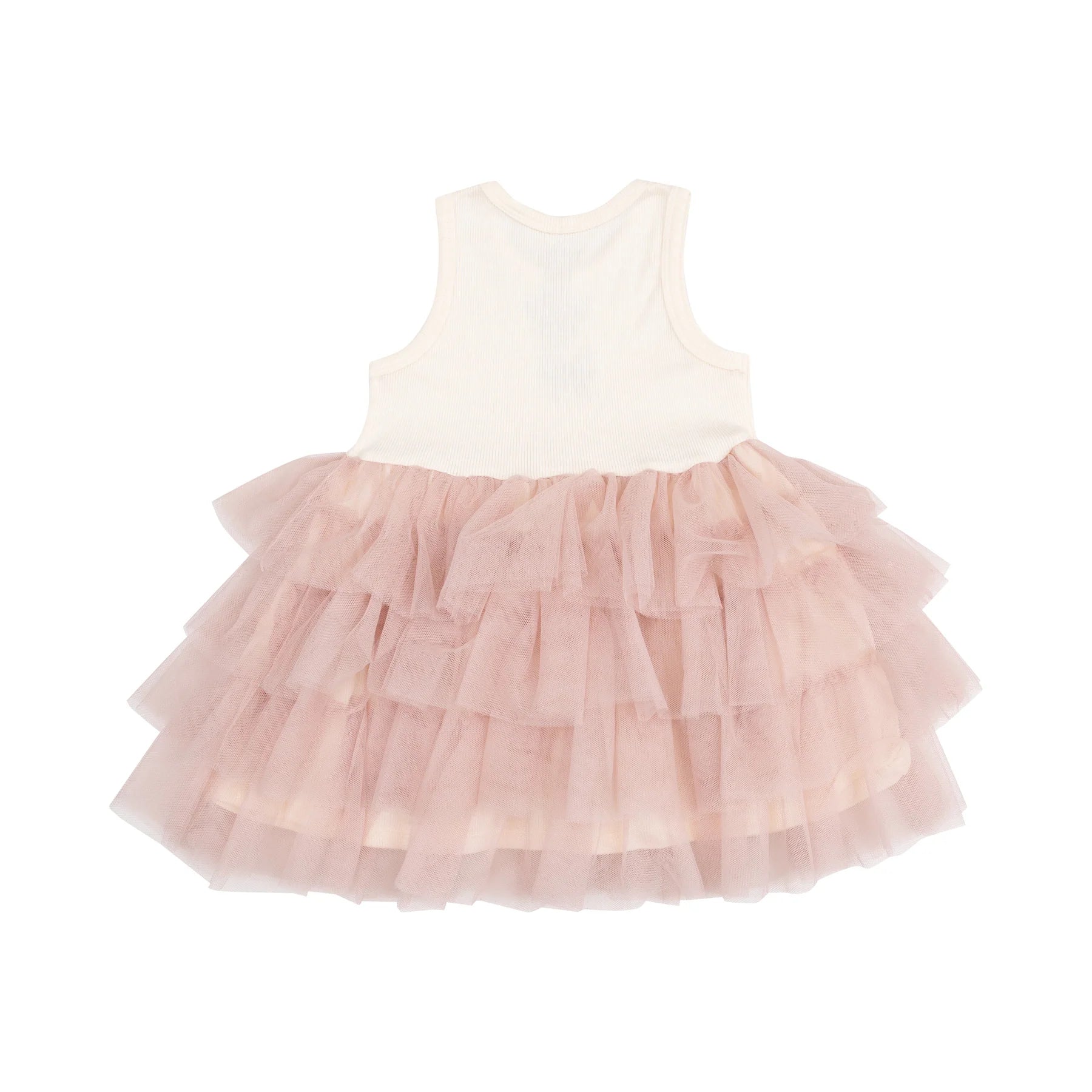 Angel Dear Bow Rib Layered Tulle Dress | Vagabond Apparel Boutique