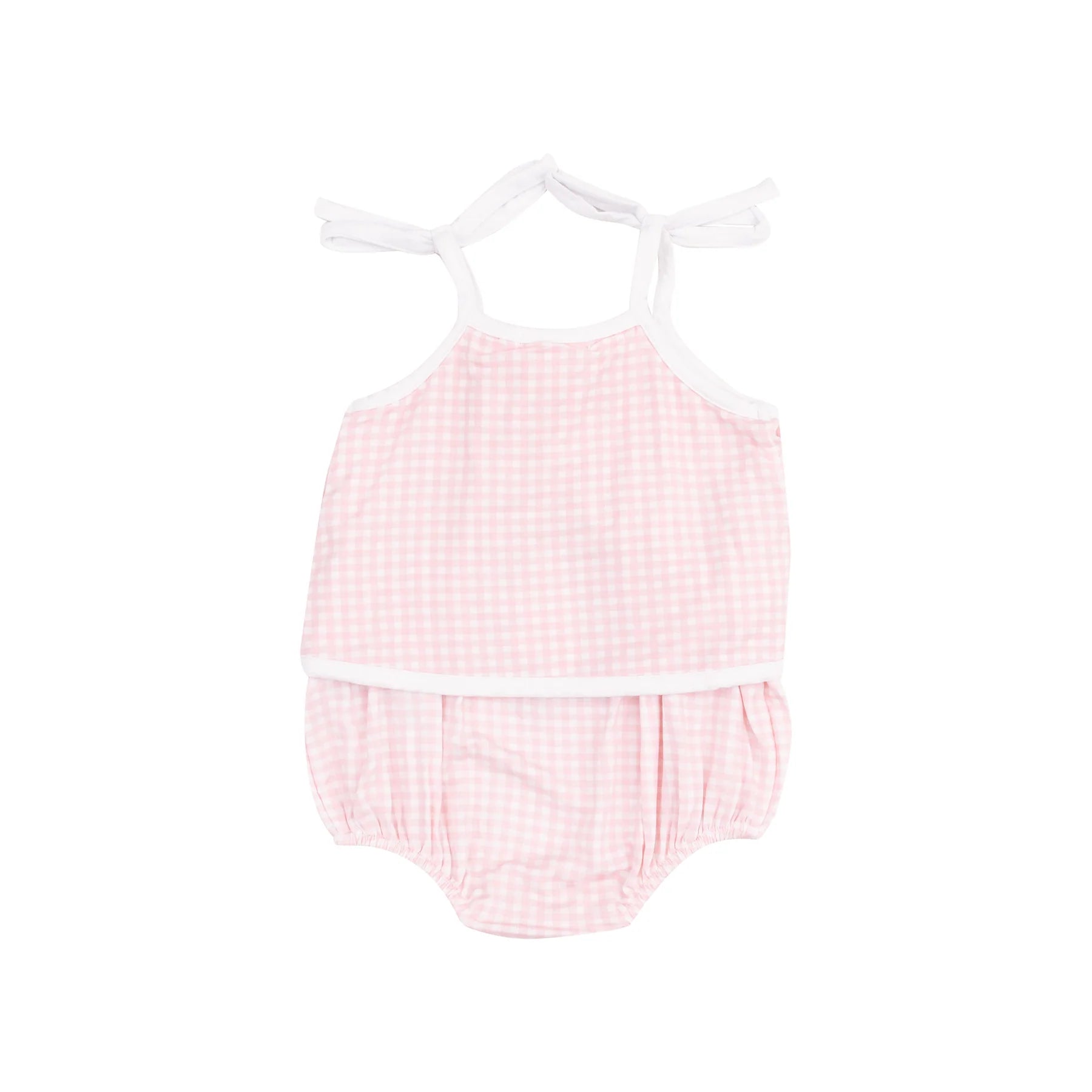 Angel Dear Mini Gingham Swing Front Sunsuit | Vagabond Apparel Boutique