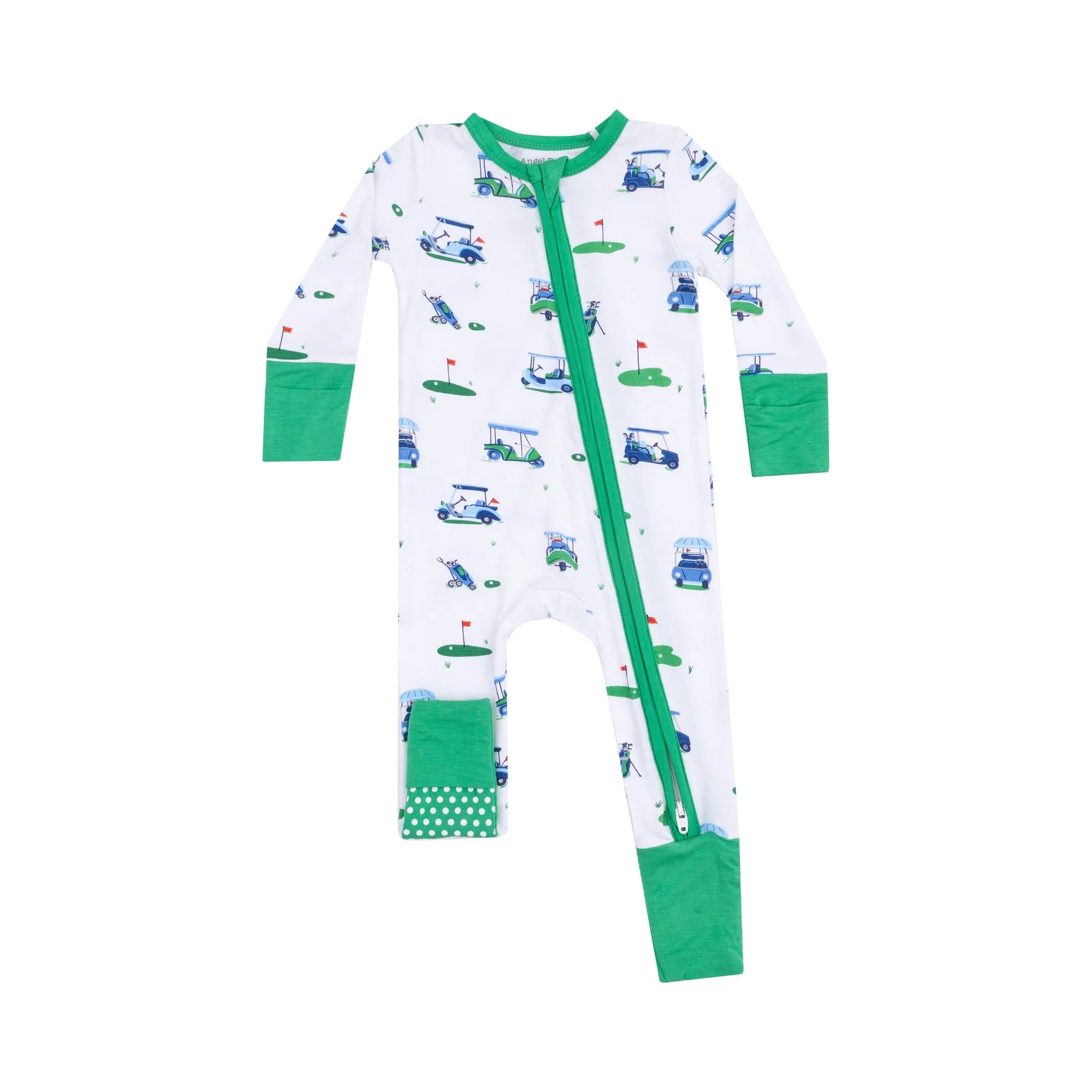 Angel Dear Vintage Golf Carts 2-Way Zipper Romper | Vagabond Apparel Boutique