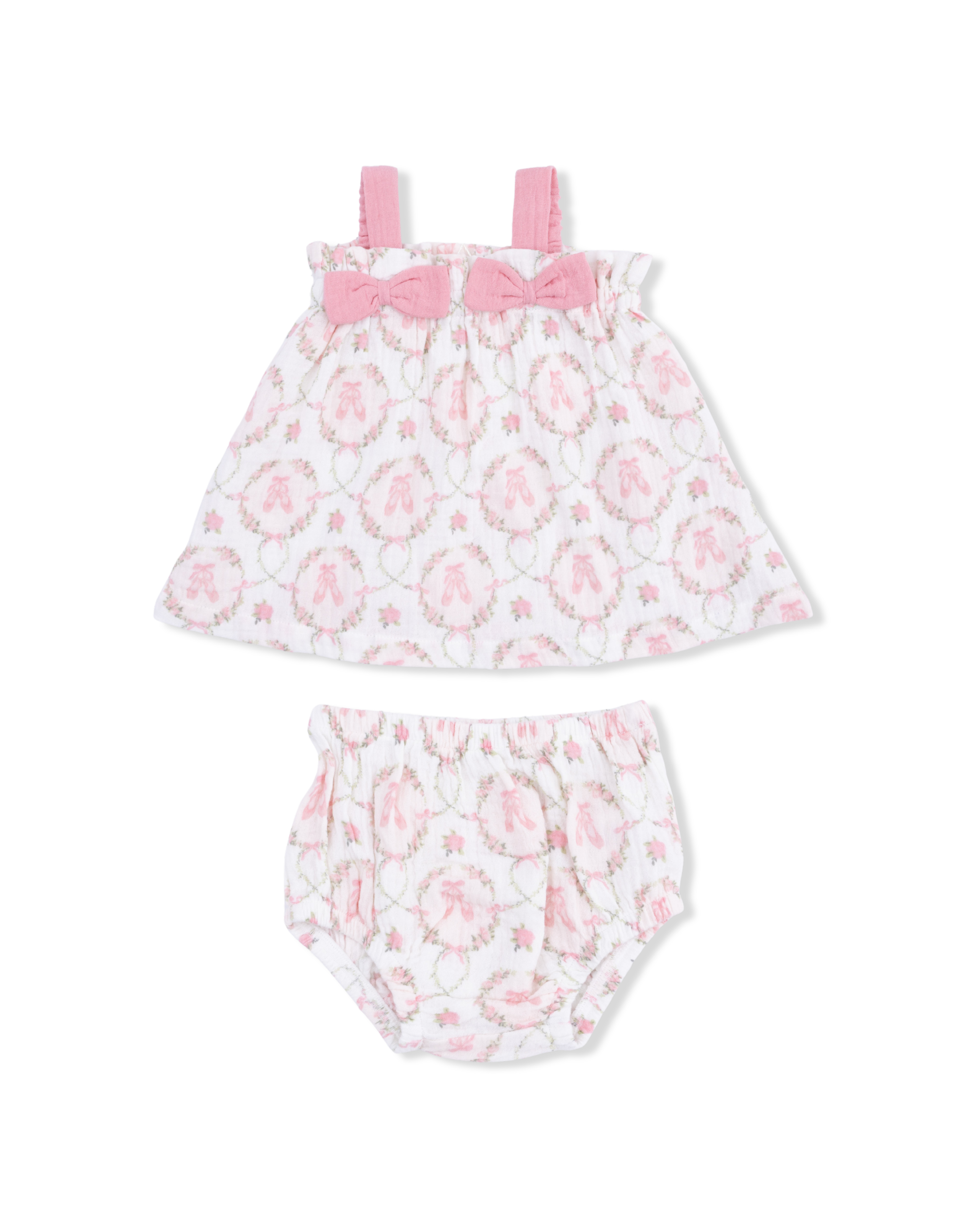 Angel Dear | Cameo Ballet Shoes Top & Bloomer Set | Vagabond | Apparel | Boutique