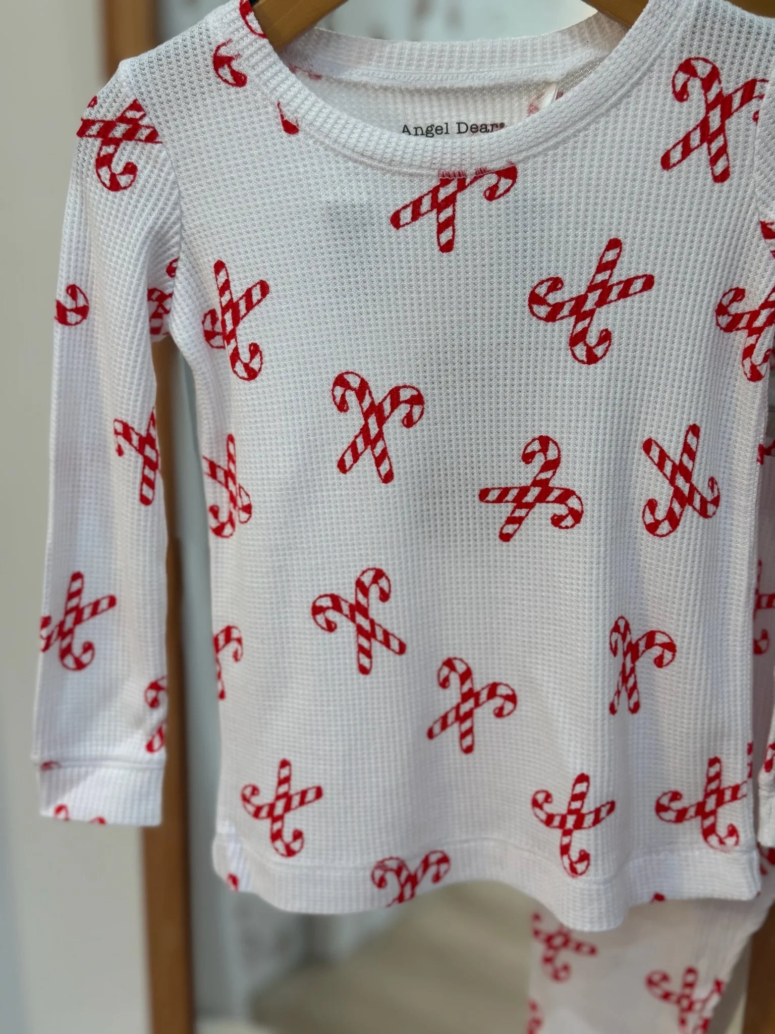 Angel Dear | Candy Cane L/S Loungewear Set | Top | Vagabond | Apparel | Boutique