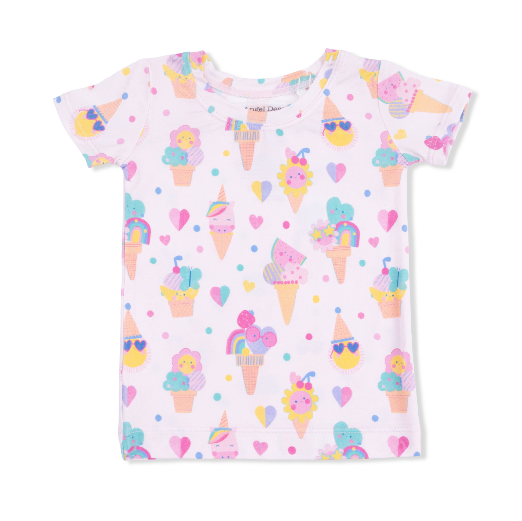 Angel Dear | Ice Cream Fun Short Lounge Set | Top | Vagabond | Apparel | Boutique