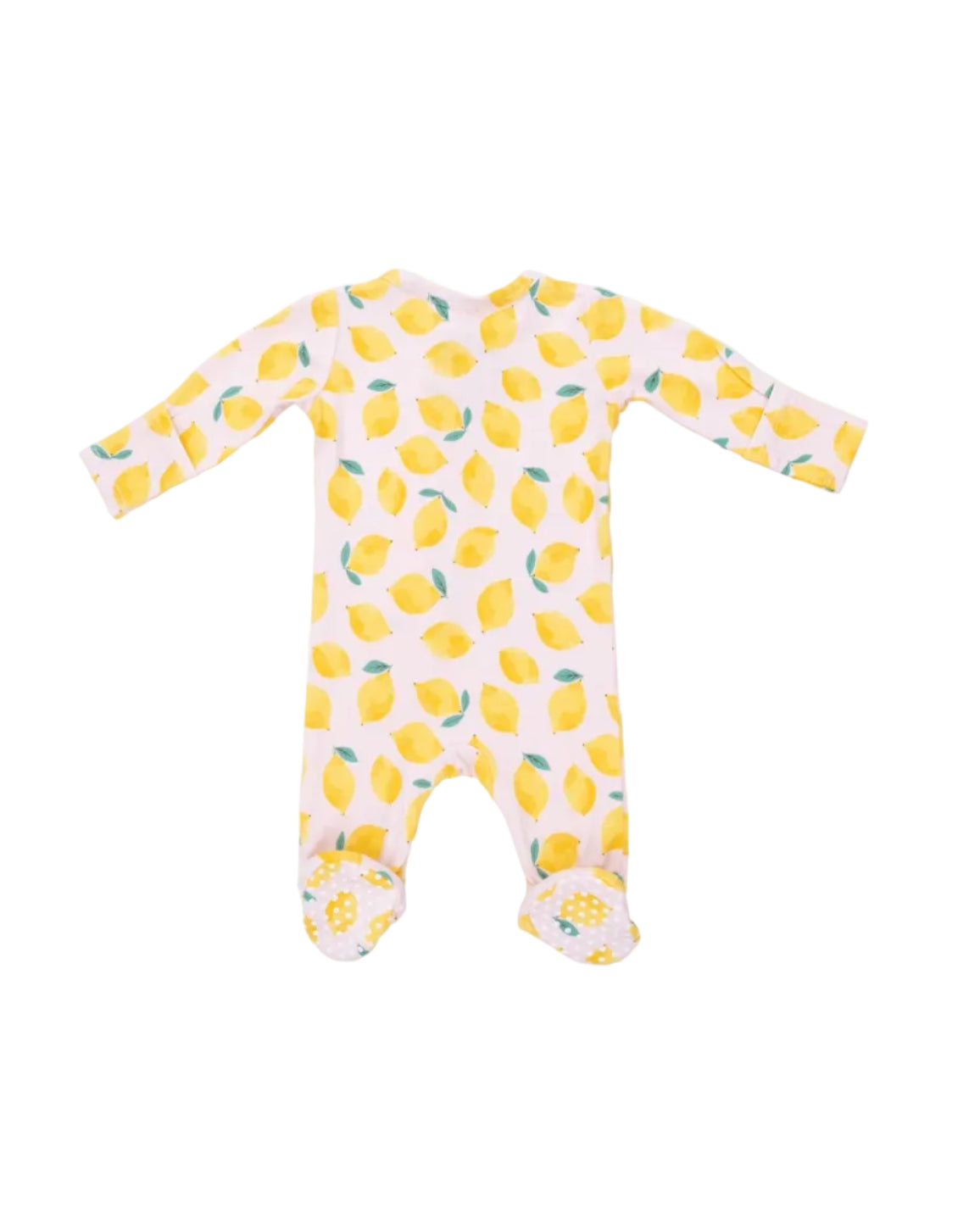 Angel Dear | Sunny Lemons 2 Way Zipper Footie | Back | Vagabond | Apparel | Boutique
