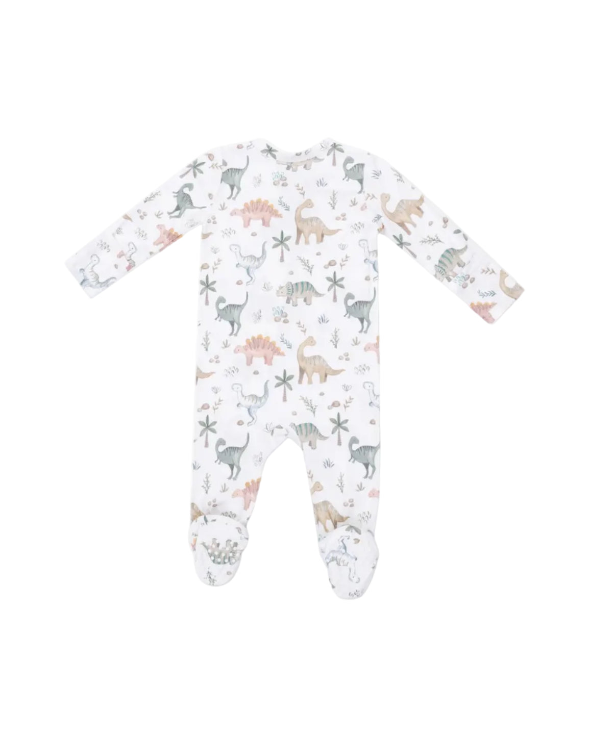 Angel Dear | Sweet Baby Dinos 2 Way Zip Footie | Vagabond | Apparel | Boutique