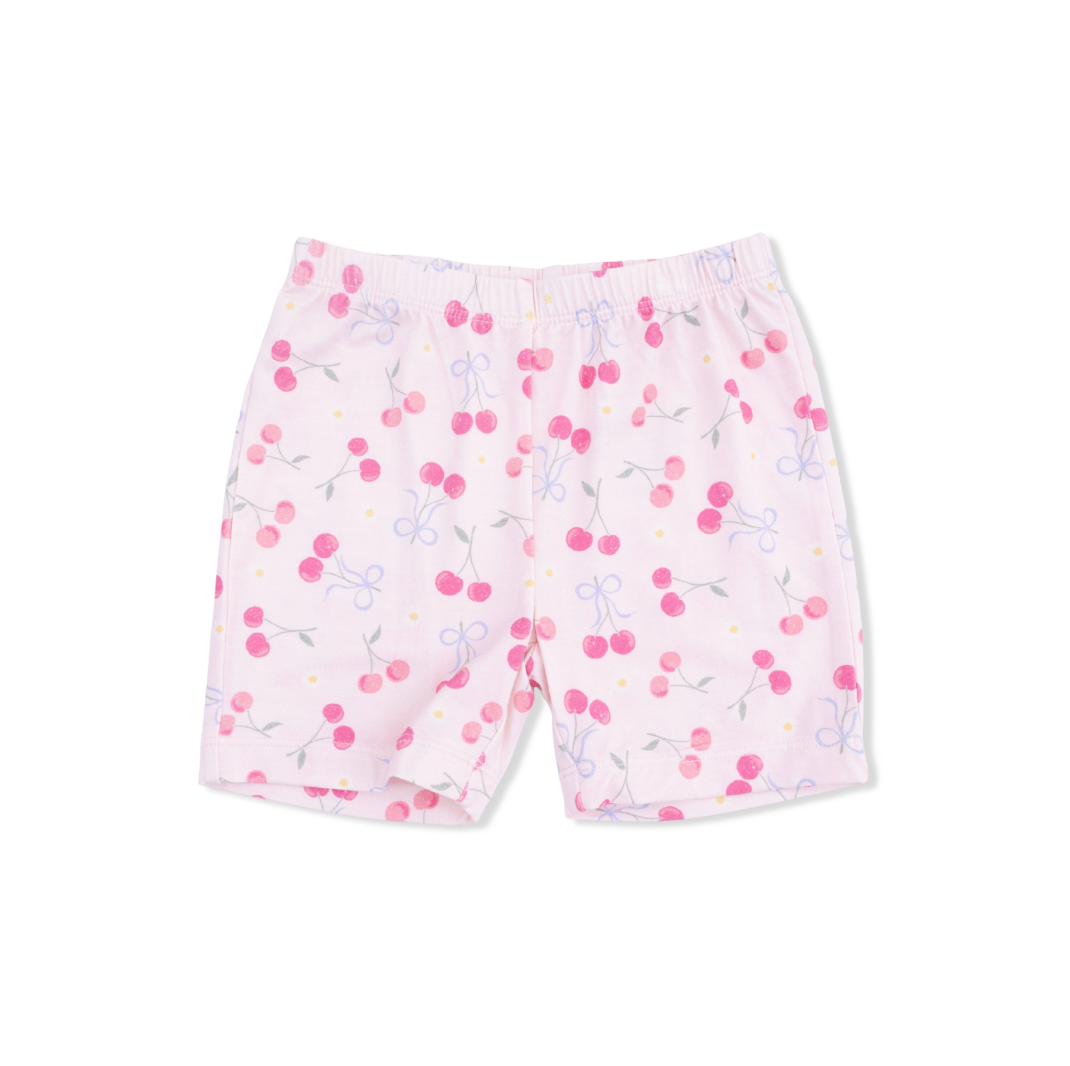Angel Dear | Sweet Bow Cherries Short Lounge Set | Bottom | Vagabond | Apparel | Boutique