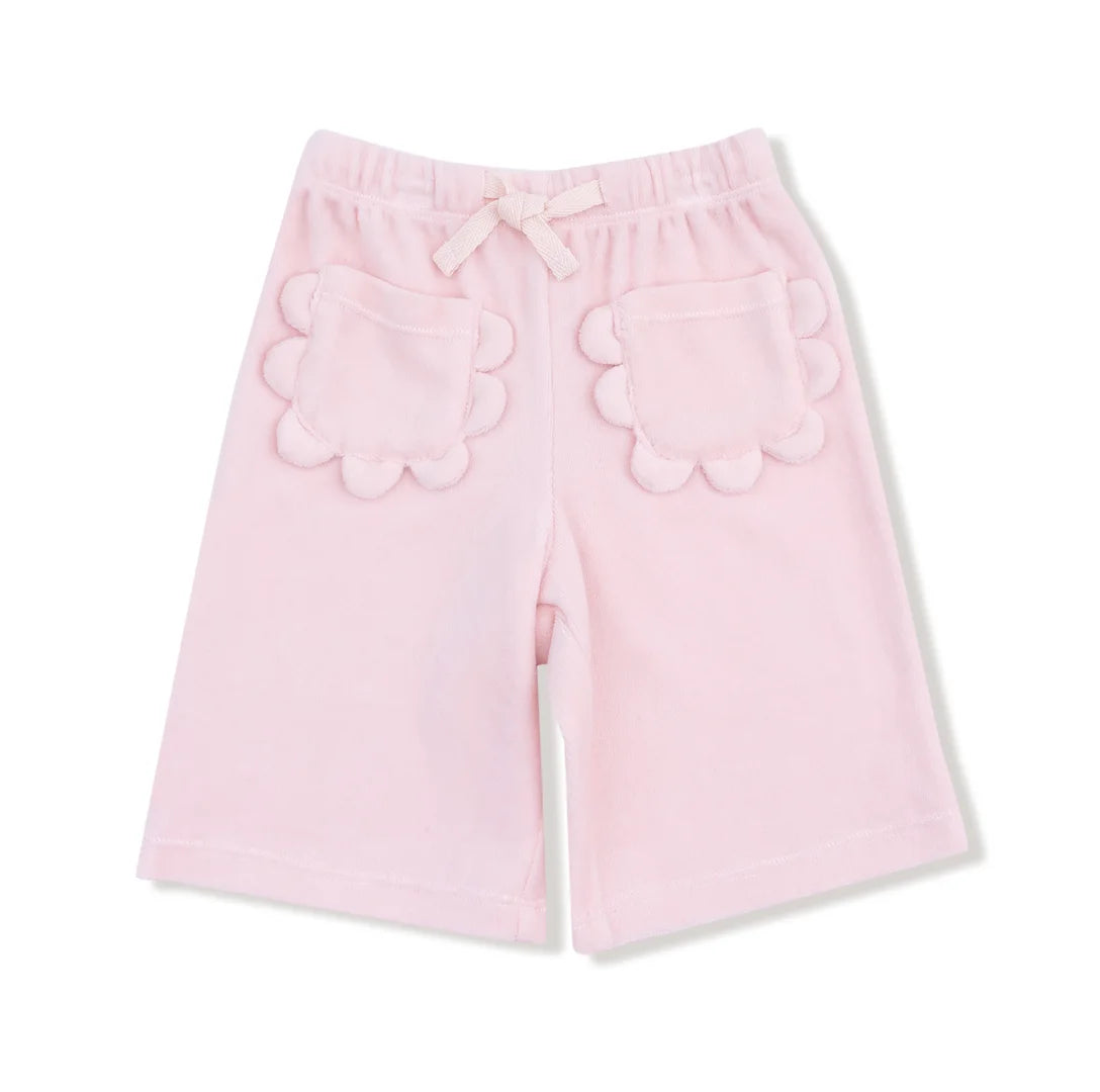 Angel Dear | Velour Teddy Bear L/S Petal Pocket Pant Set | Bottoms | Vagabond | Apparel | Boutique