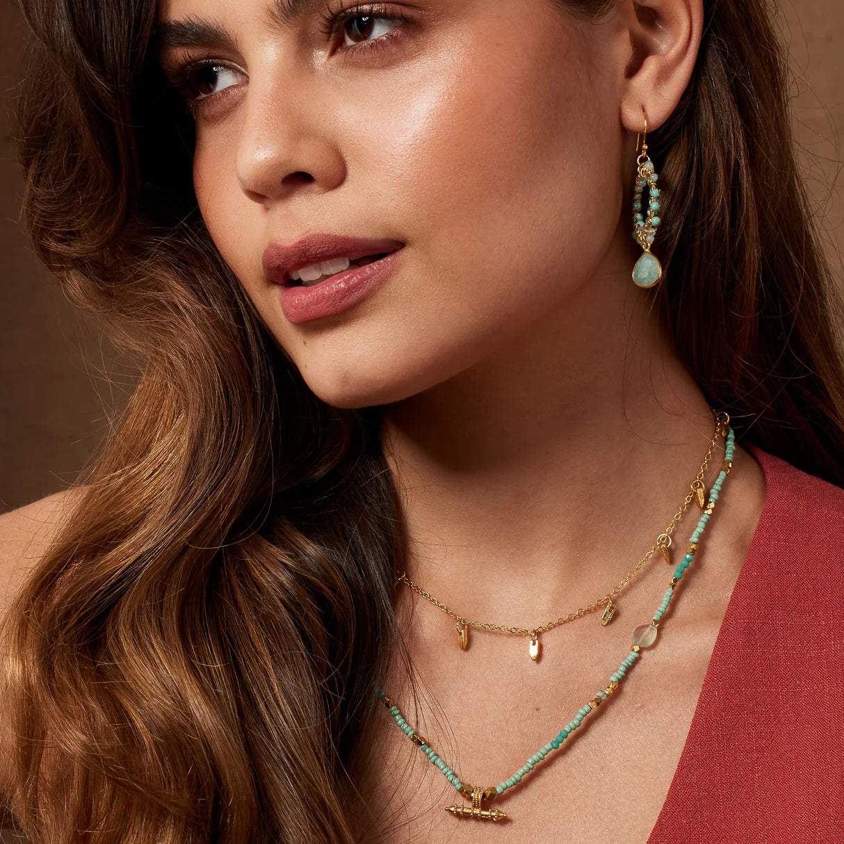 Ashiana London | Sadie Necklace | Model | Vagabond | Apparel | Boutique