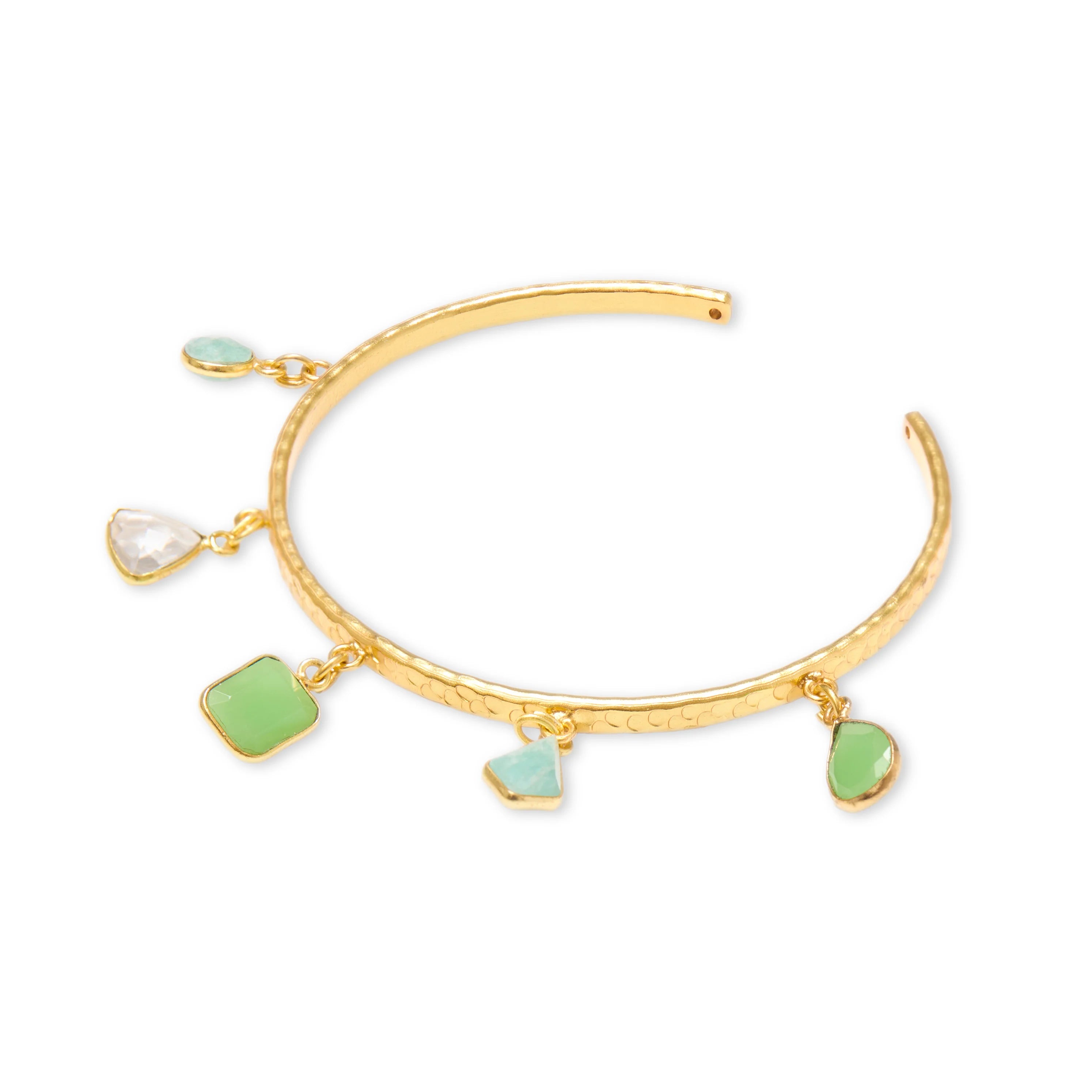 Ashiana London | Aubrey Bangle | Green | Vagabond | Apparel | Boutique