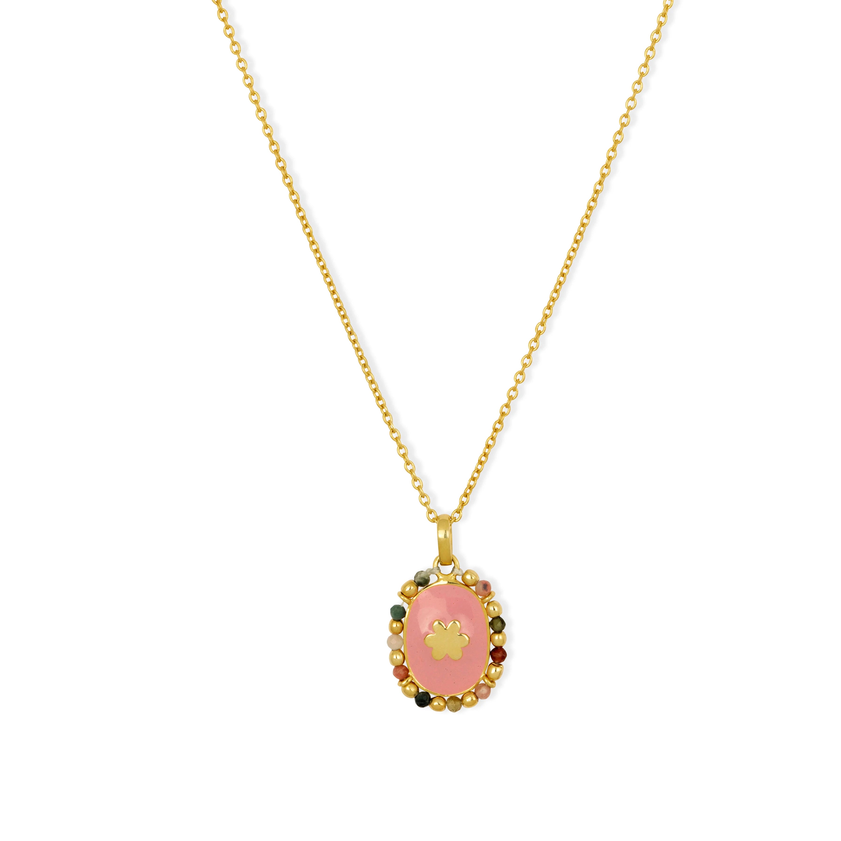Ashiana London | Newport Star Pendant Necklace | Pink | Vagabond | Apparel | Boutique