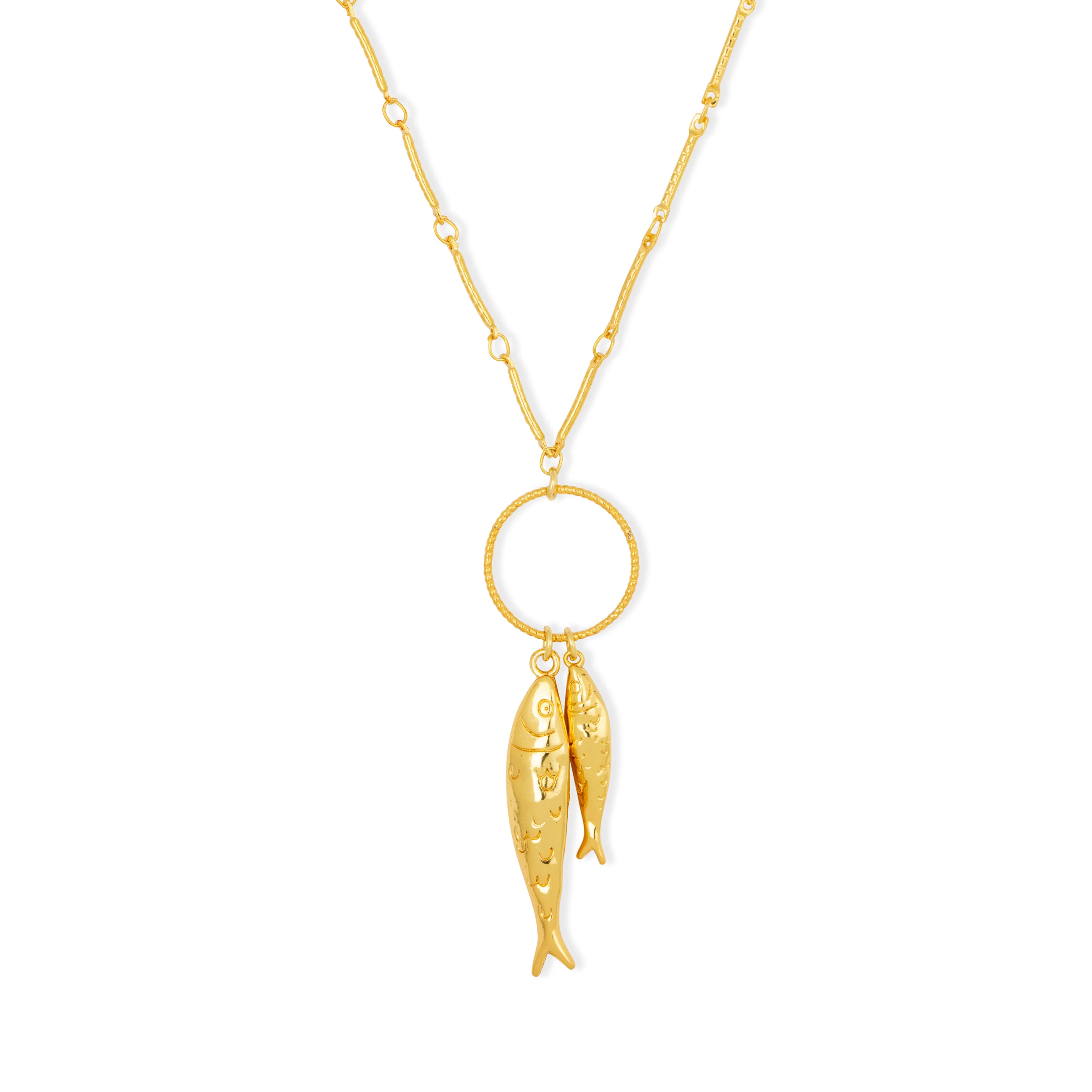 Ashiana London | Sardine Fish Charm Necklace | Vagabond | Apparel | Boutique