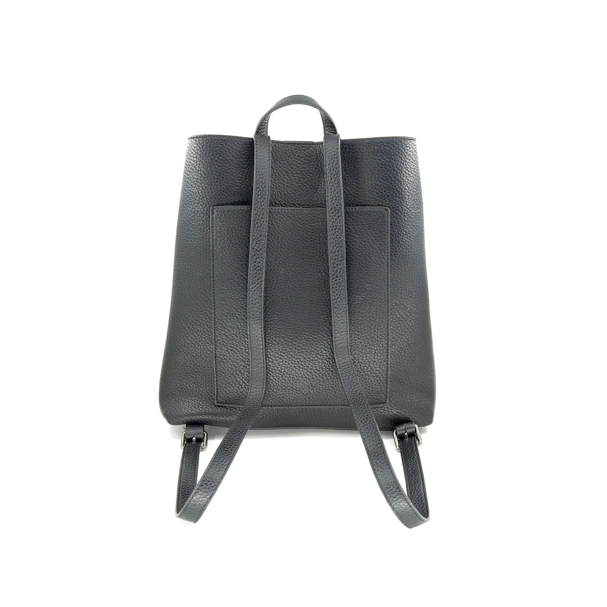 BC | Leather Backpack | Vagabond | Black | Back | Apparel | Boutique