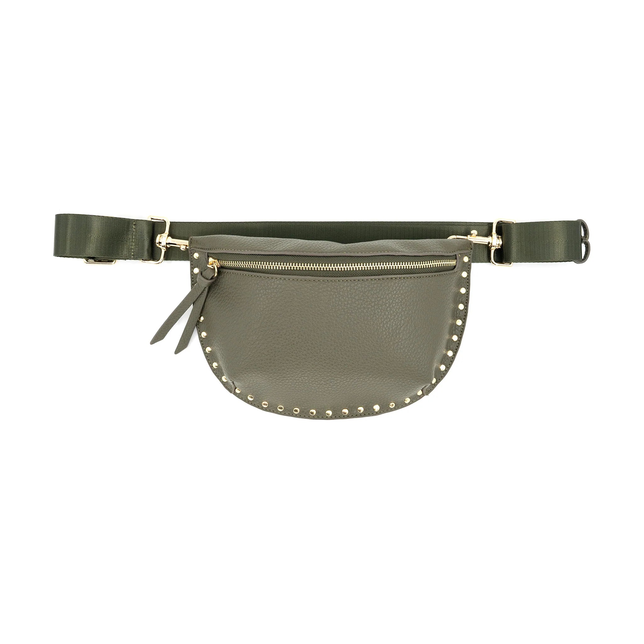 BC | Studded Hip Bag | Olive | Vagabond | Apparel | Boutique