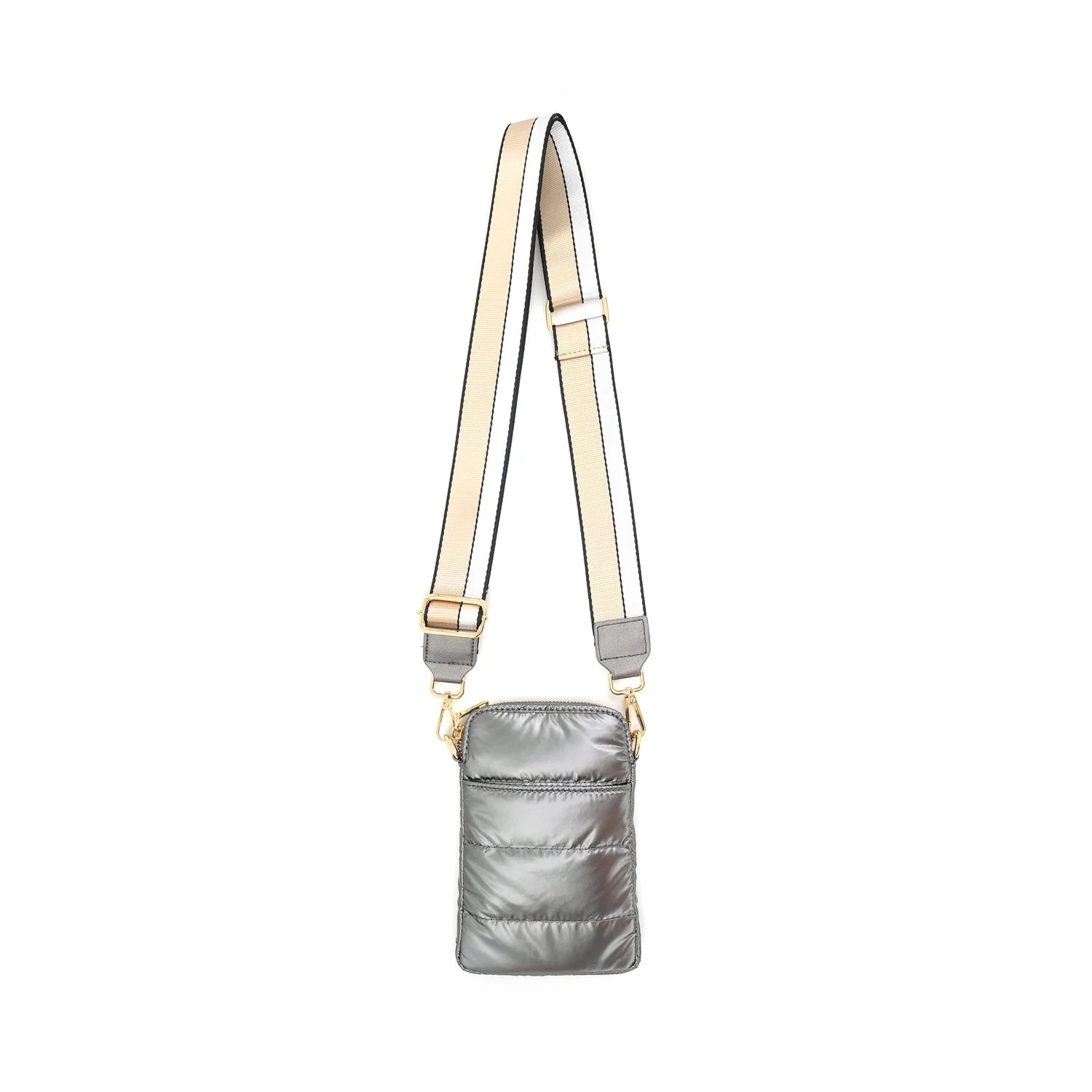 BC | Quilted Cellphone Crossbody | Pewter | Vagabond | Apparel | Boutique