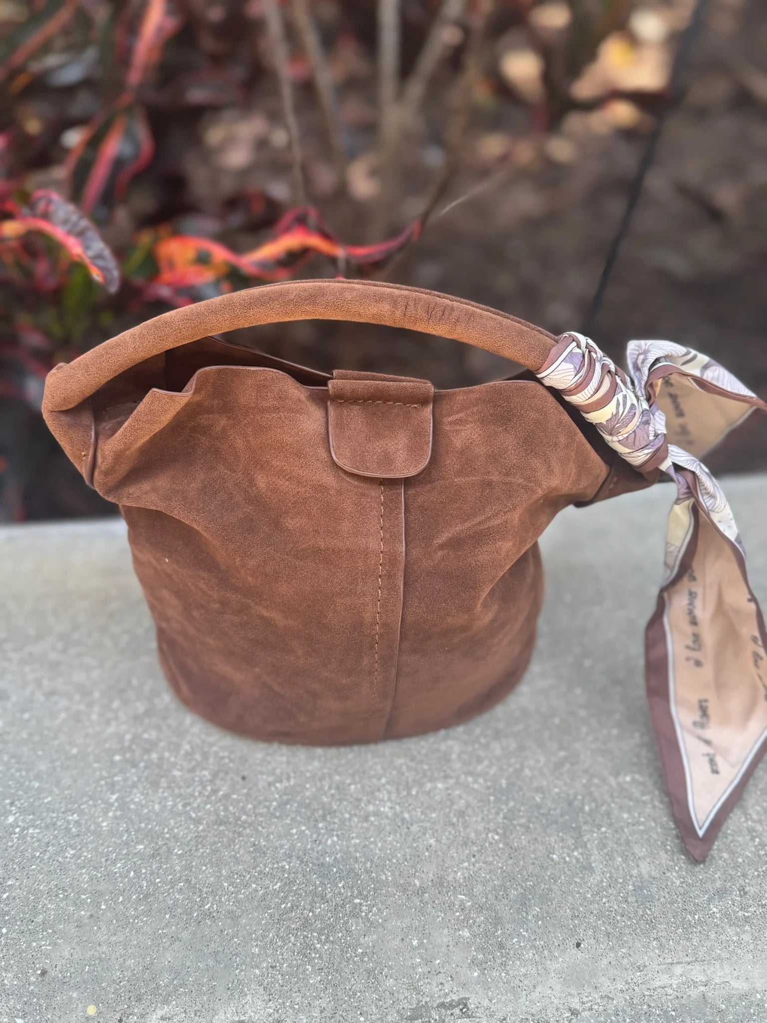 BC | Small Faux Suede Bucket Bag | Vagabond | Apparel | Boutique