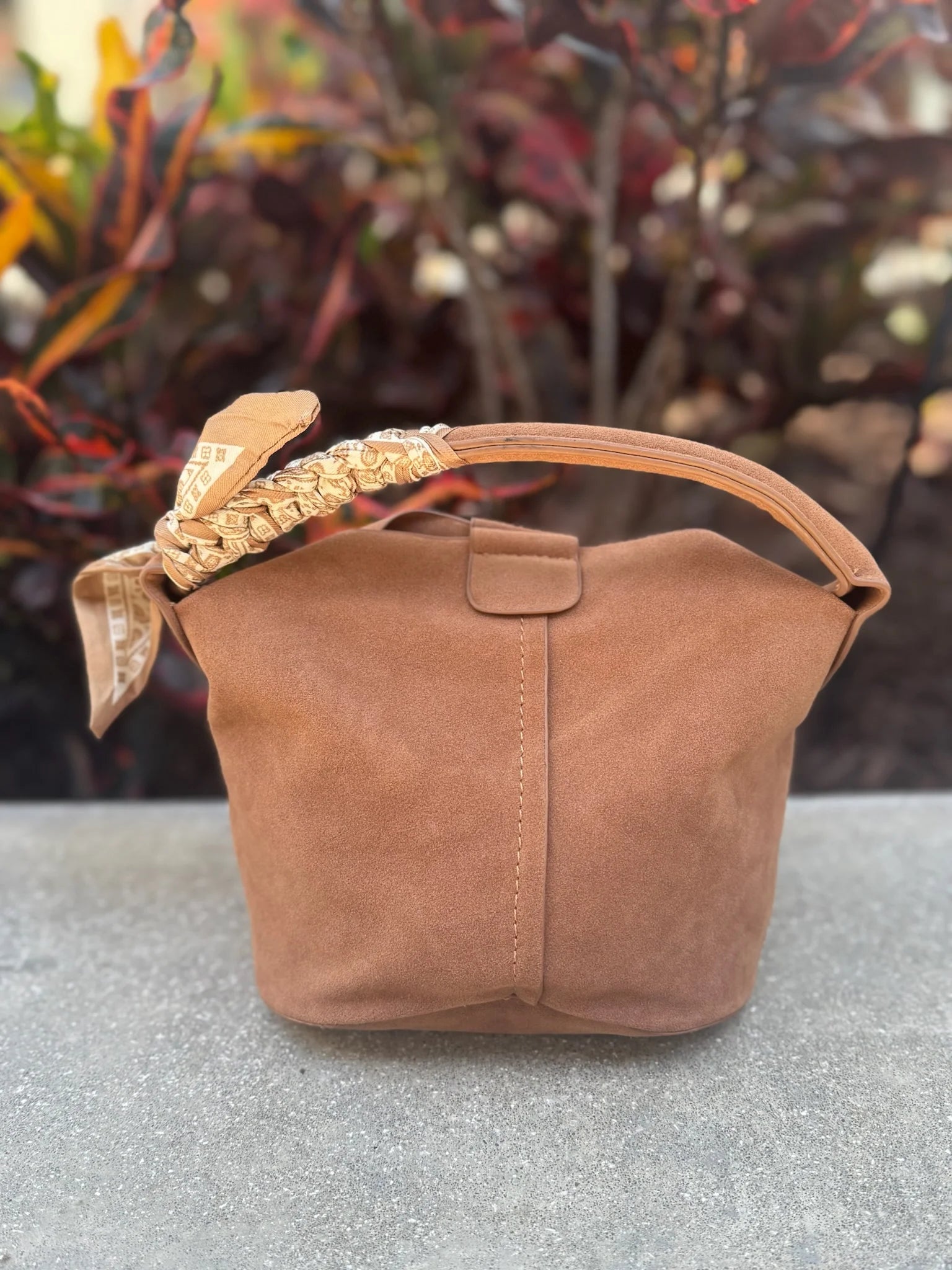 BC | Small Faux Suede Bucket Bag | Vagabond | Apparel | Boutique