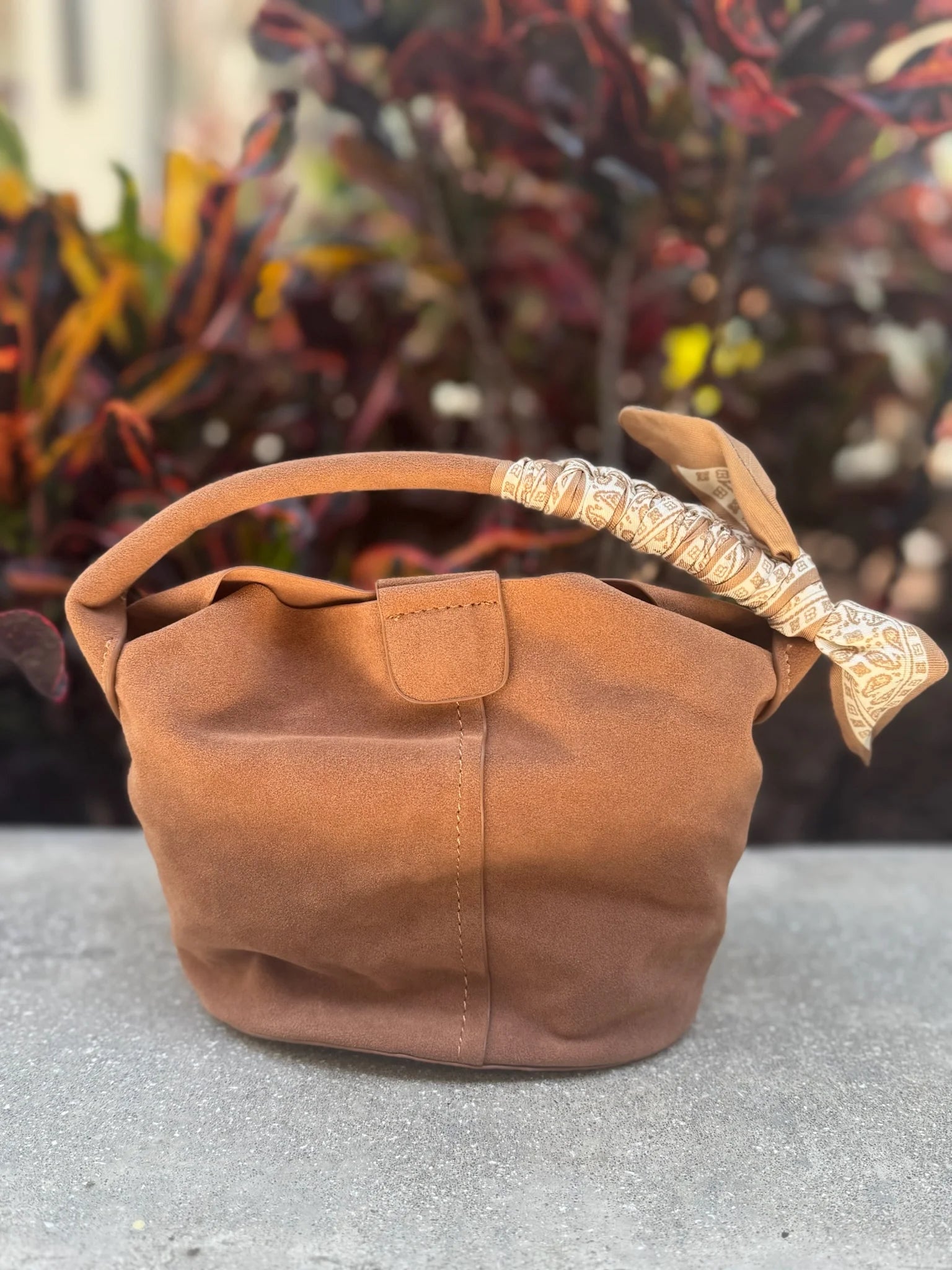 BC | Small Faux Suede Bucket Bag | Vagabond | Apparel | Boutique