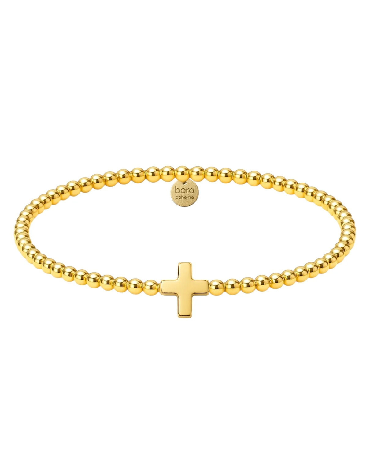 Bara Boheme | Solid Cross Charm Bracelet | Stock | Vagabond | Apparel | Boutique