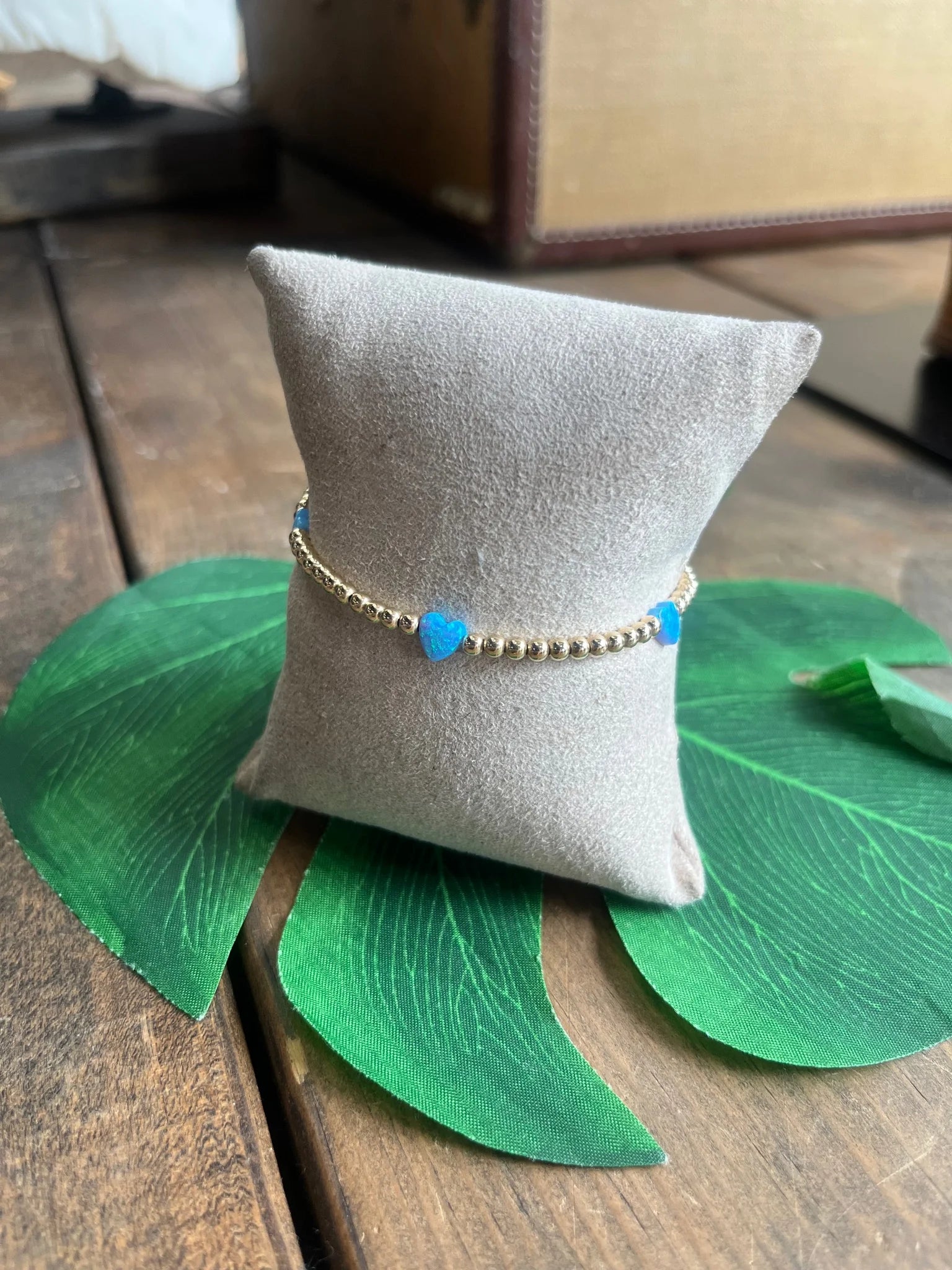 Bara Boheme | Opal Heart By The Yard | Azure | Vagabond | Apparel | Boutique