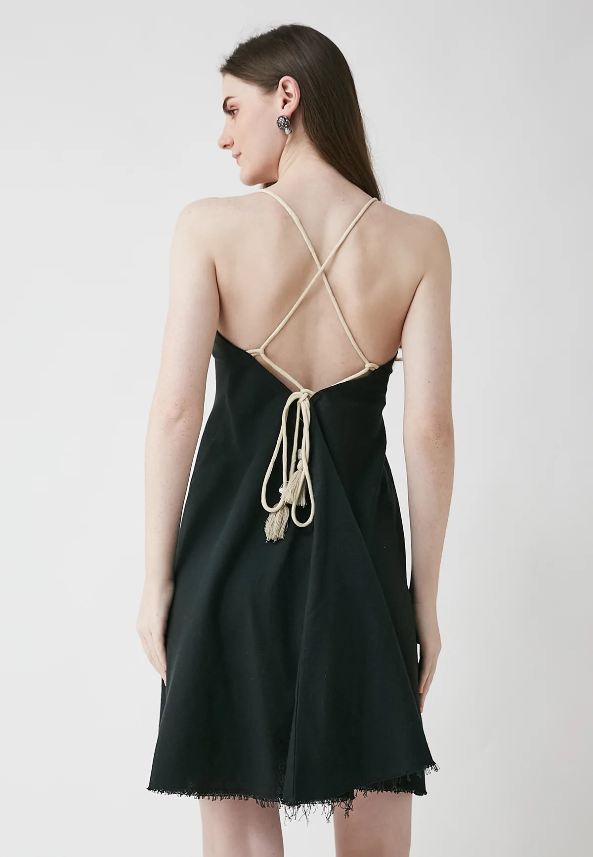 BeSunset | Tropi Dress | Black | Back | Vagabond | Apparel | Boutique
