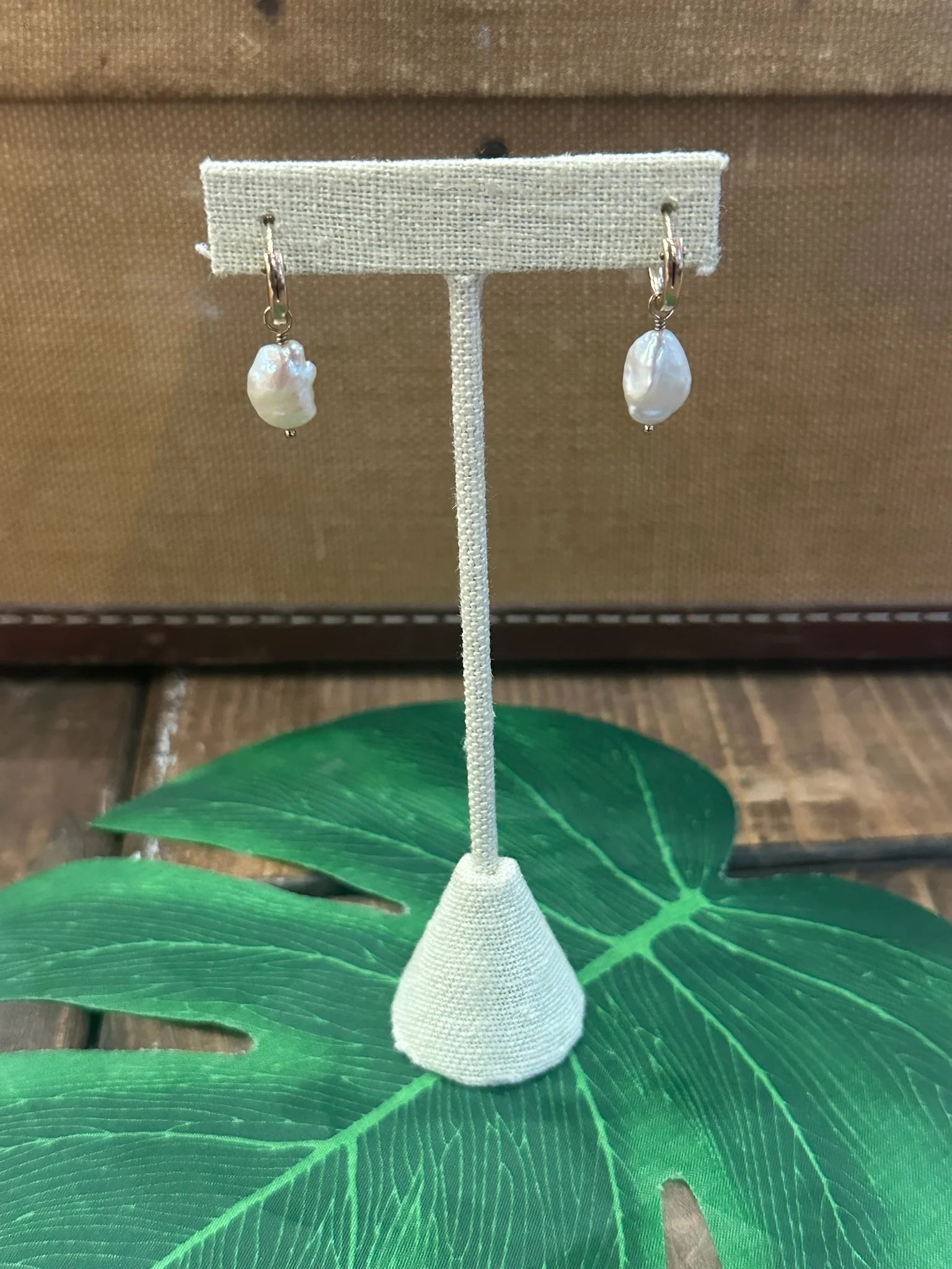 Beachybeads | Keshi Pearl Hoops | Vagabond | Apparel | Boutique