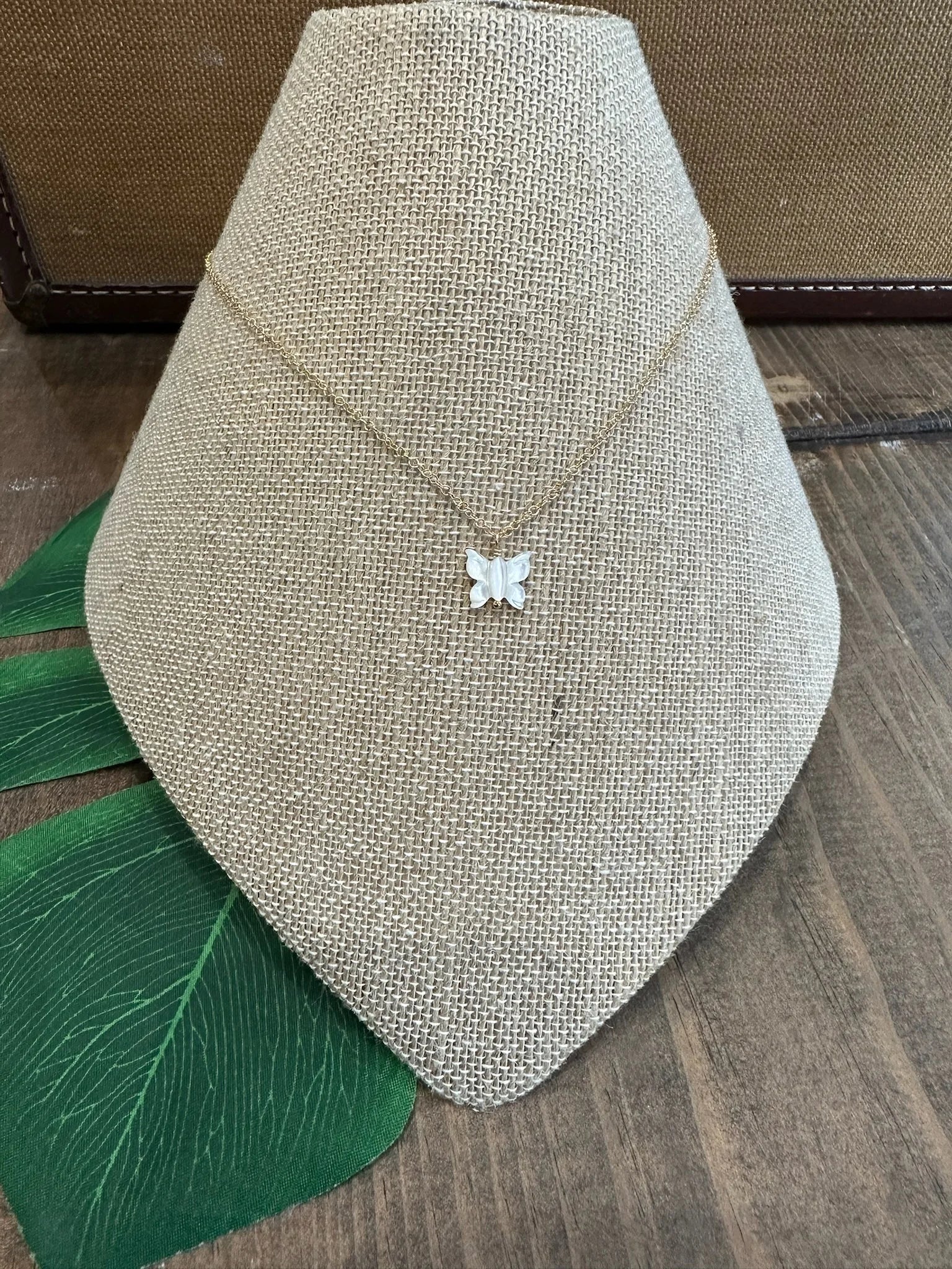 Beachybeads | Pearl Butterfly Necklace | Vagabond | Apparel | Boutique