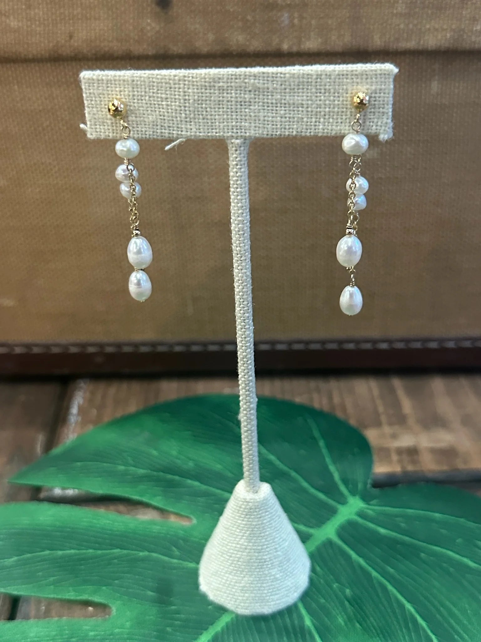 Beachybeads | Satellite Pearl Drop Earrings | Vagabond | Apparel | Boutique