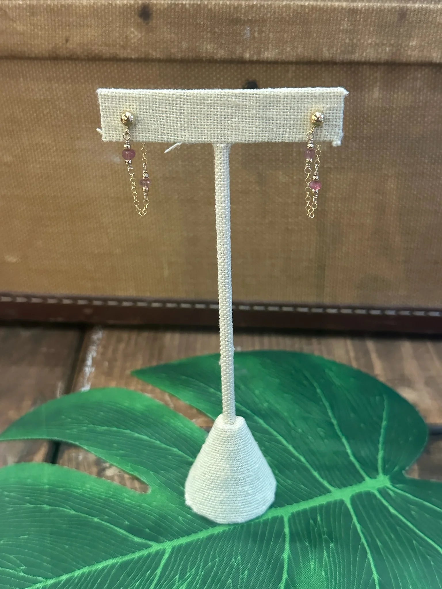 Beachybeads | Stone Chain Earrings | Vagabond | Apparel | Boutique