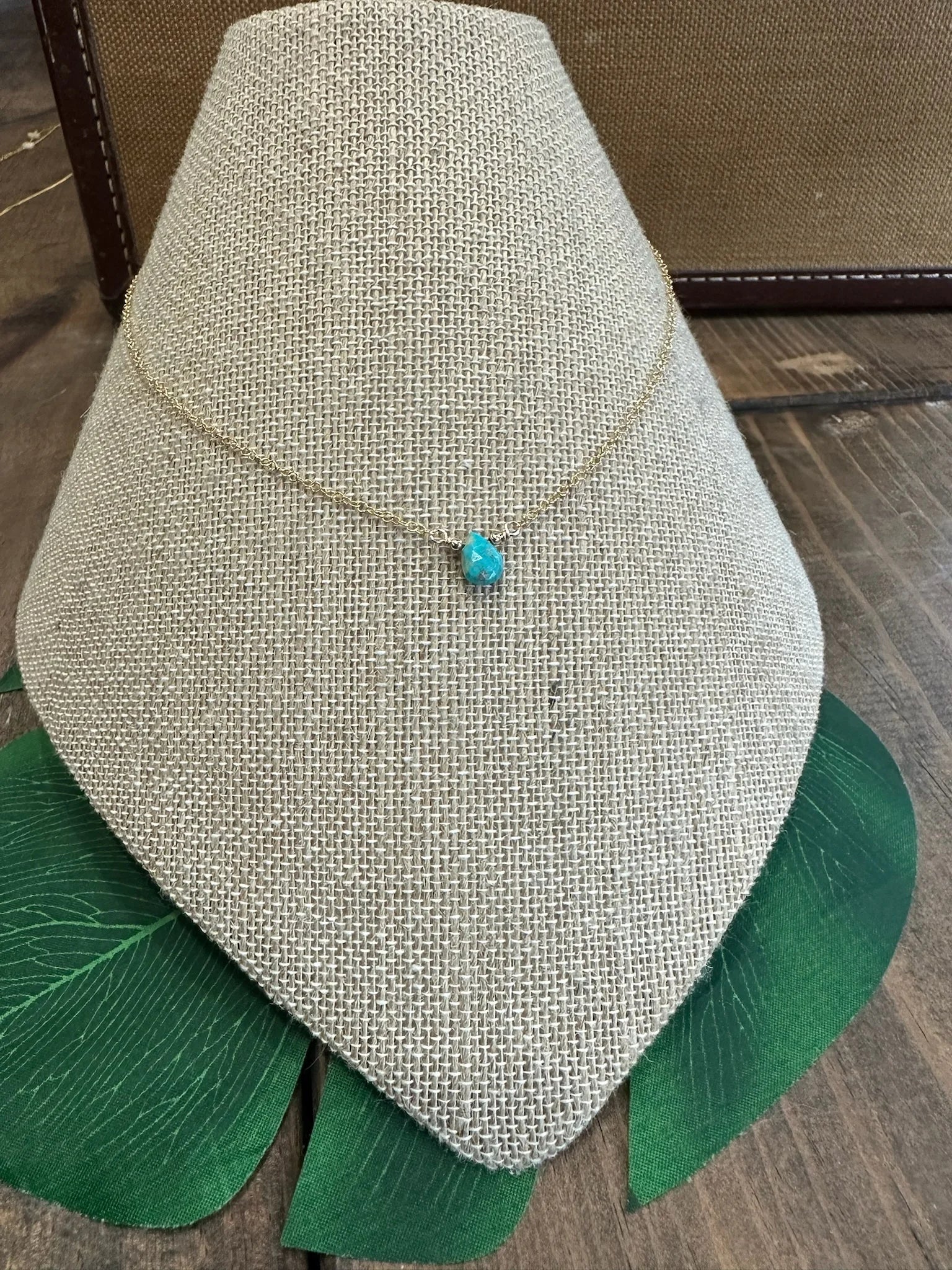 Beachybeads | Turquoise Teardrop Necklace | Vagabond | Apparel | Boutique
