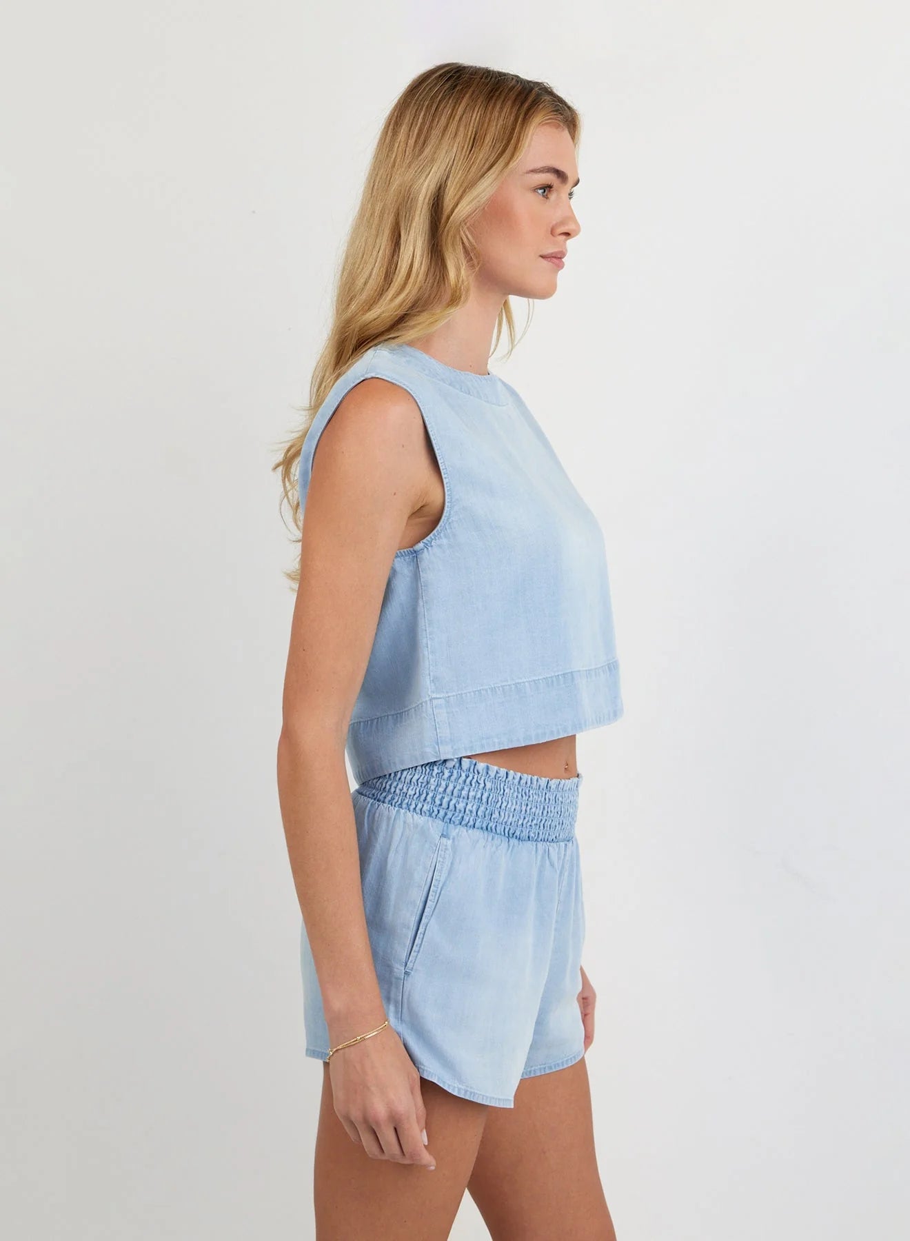 Bella Dahl | Boxy Button Back Top | Side | Vagabond | Apparel | Boutique