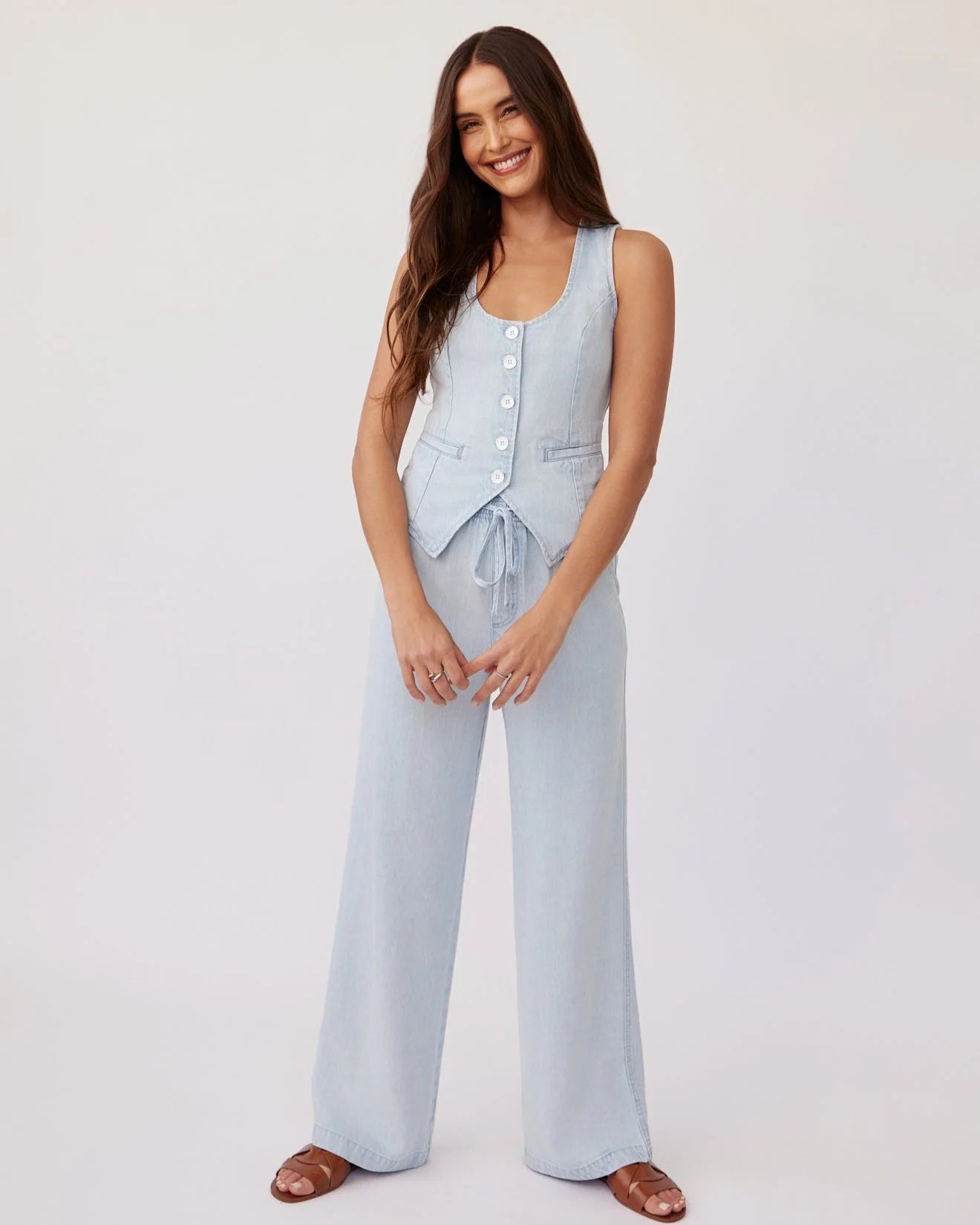 Bella Dahl | Drawstring Pant | Oasis Spray | Vagabond | Apparel | Boutique