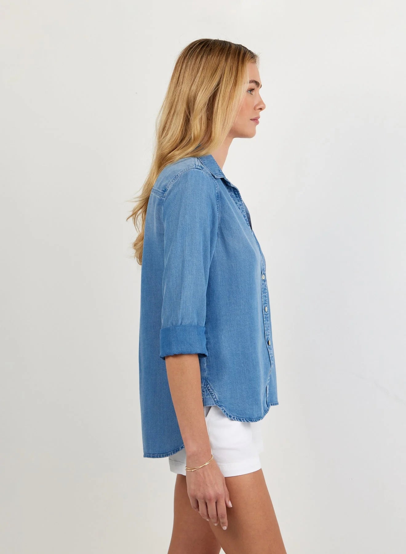 Bella Dahl | Shirt Tail Button Down | Side| Vagabond | Apparel | Boutique