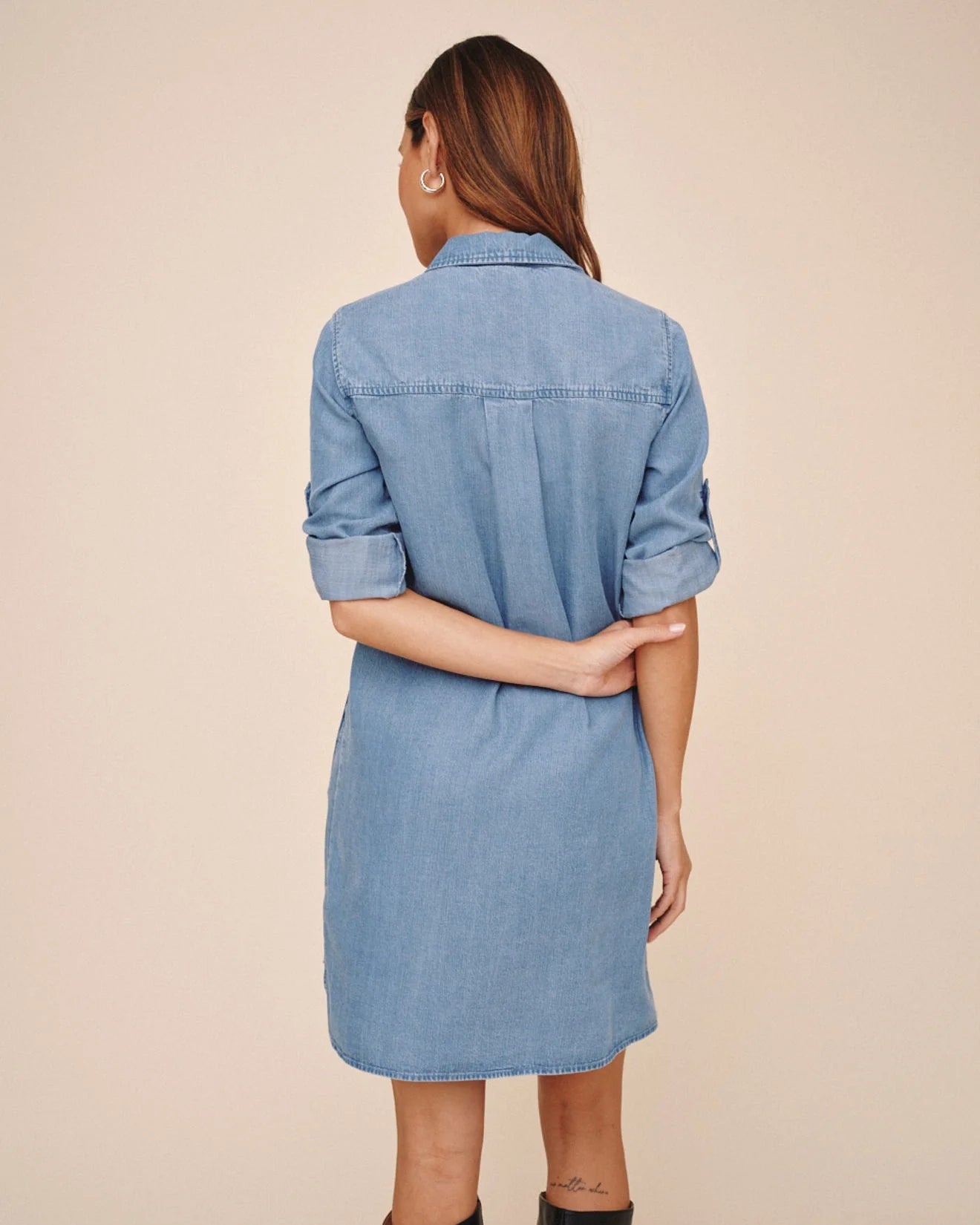 Bella Dahl | Long Sleeve A-Line Dress | Vagabond | Apparel | Boutique