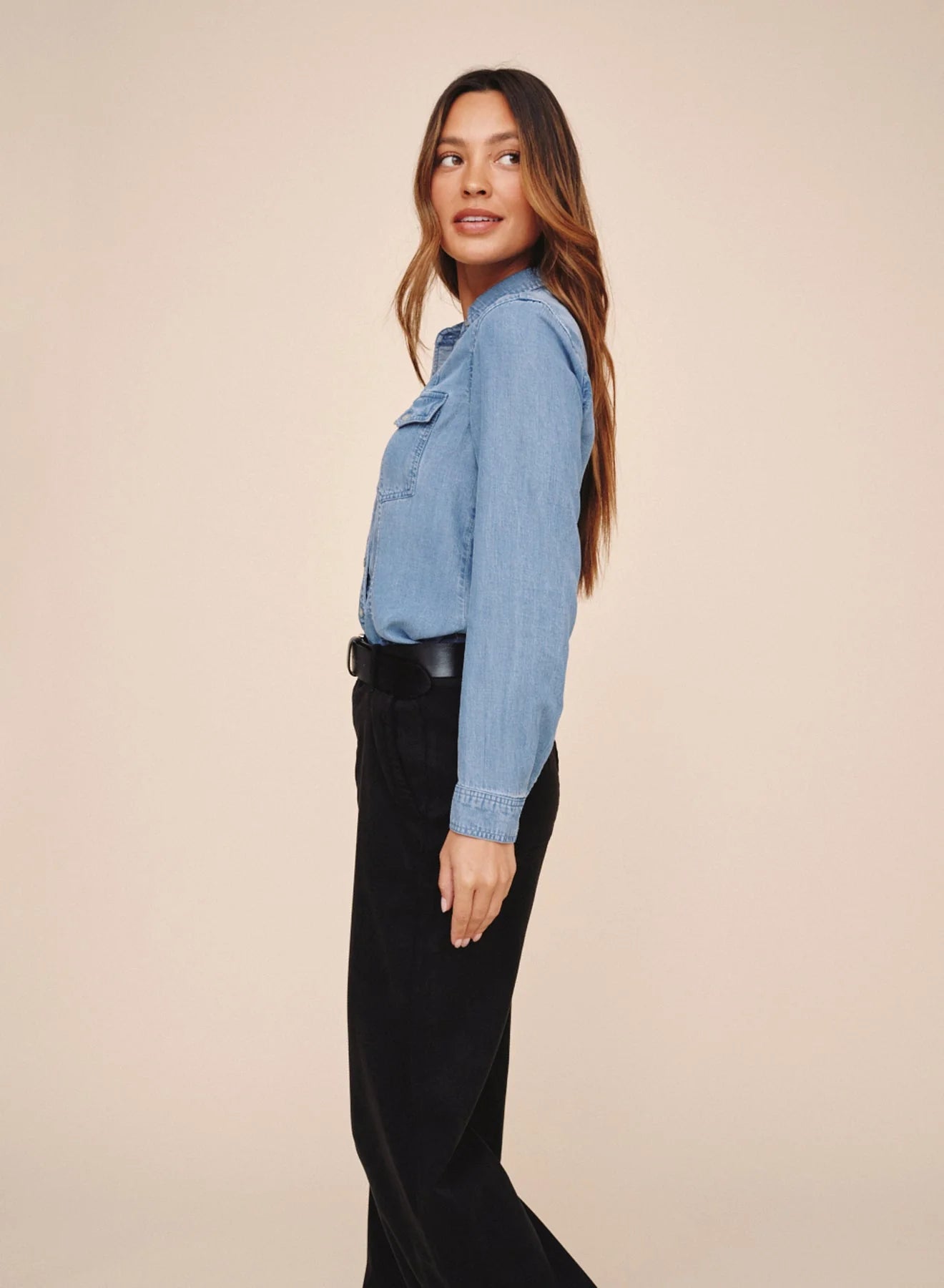 Bella Dahl | Long Sleeve Seamed Shirt | Vagabond | Apparel | Boutique