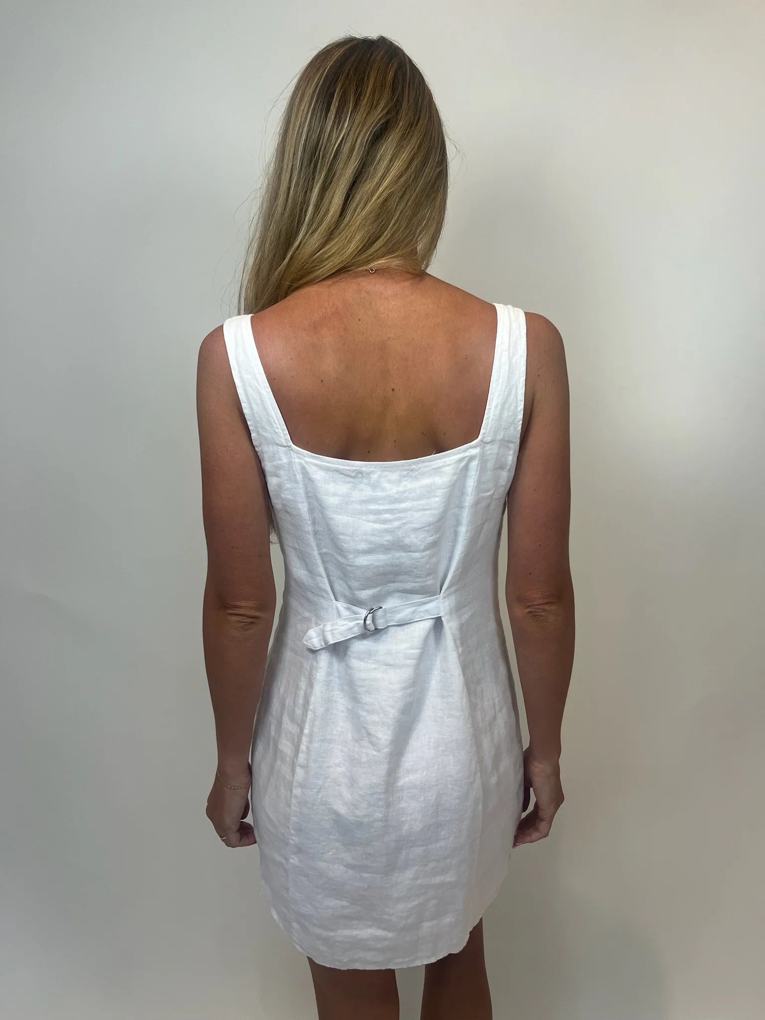 Bella Dahl | Square Neck Mini Dress | Back | Vagabond | Apparel | Boutique