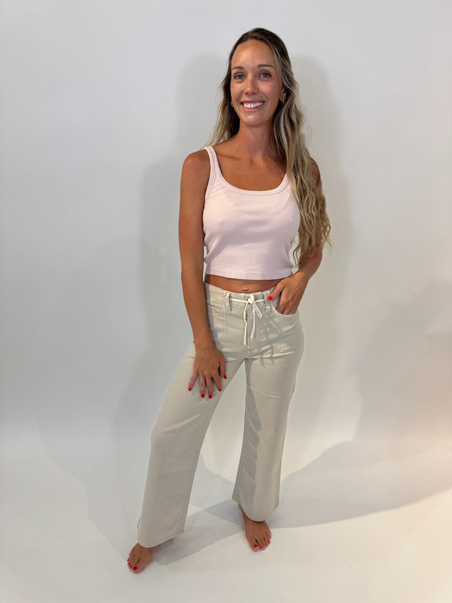 Bobi | Crop Fitted Tank | Vagabond | Apparel | Boutique