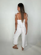 Bobi || Eyelet | Pant | White | Vagabond | Apparel | Boutique