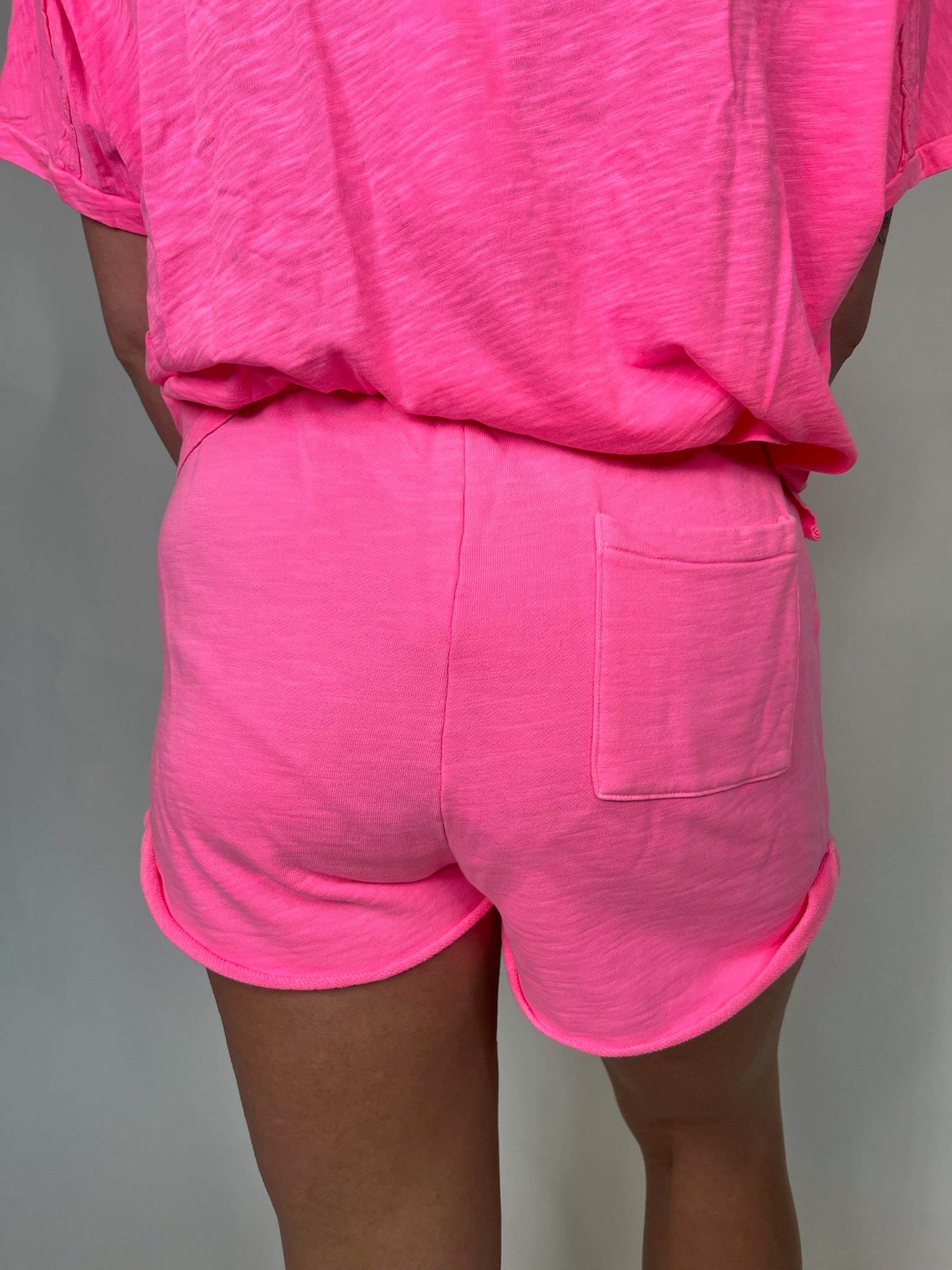 Bobi Roll Cuff Tie Waist Short | Vagabond Apparel Boutique