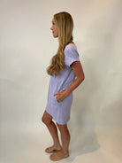Bobi | Short Sleeve Raglan Dress | Light Lilac | Vagabond | Apparel | Boutique